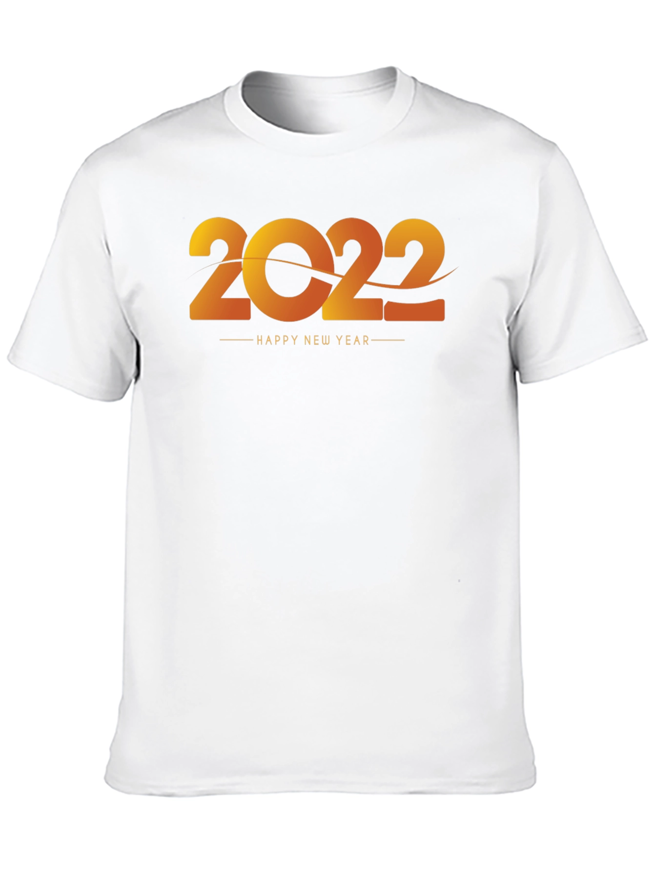 Happy New Year 2022 Black T-Shirt