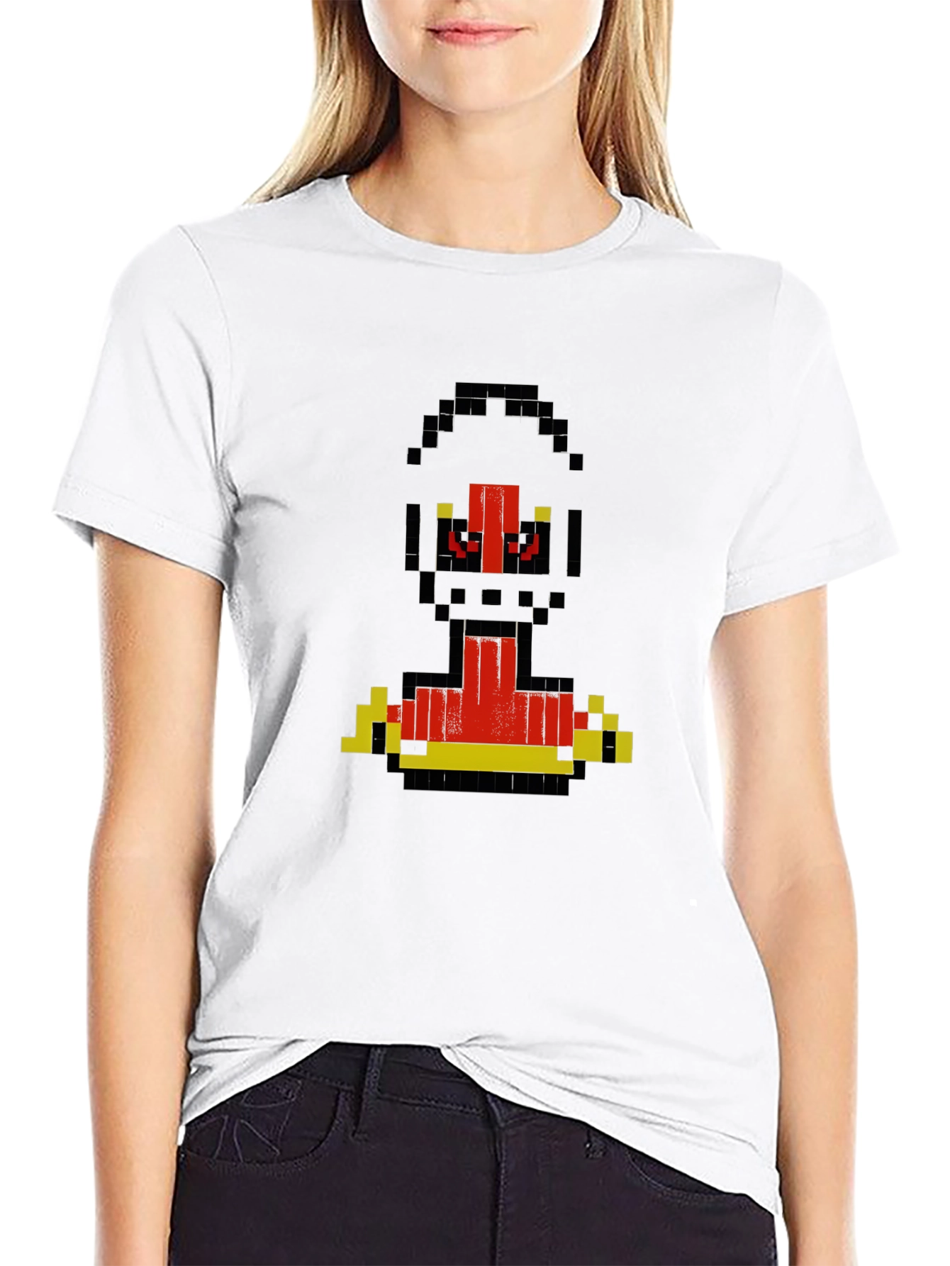 Pixel Art Villain Graphic Tee