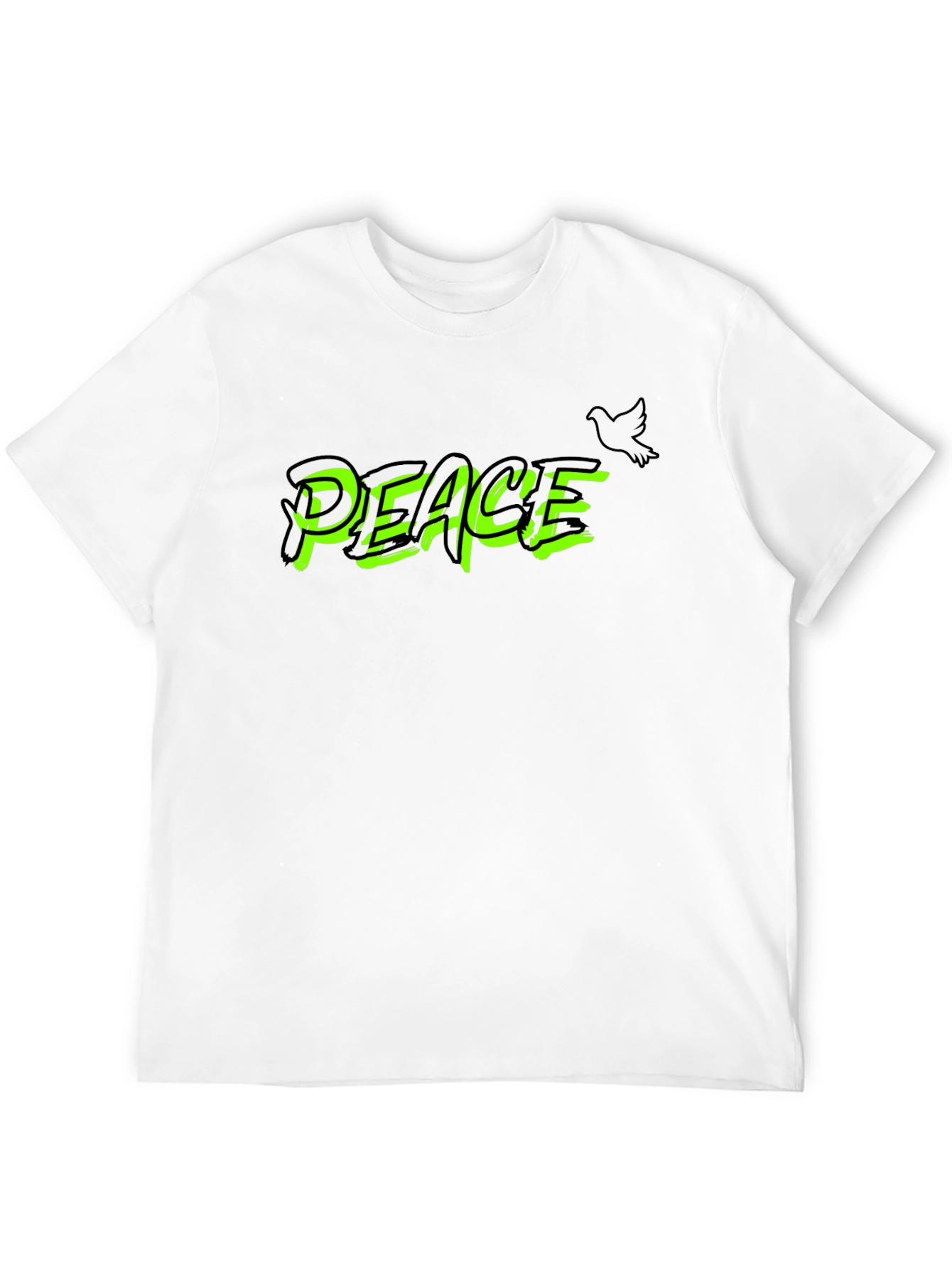 Peace Graphic Print T-Shirt