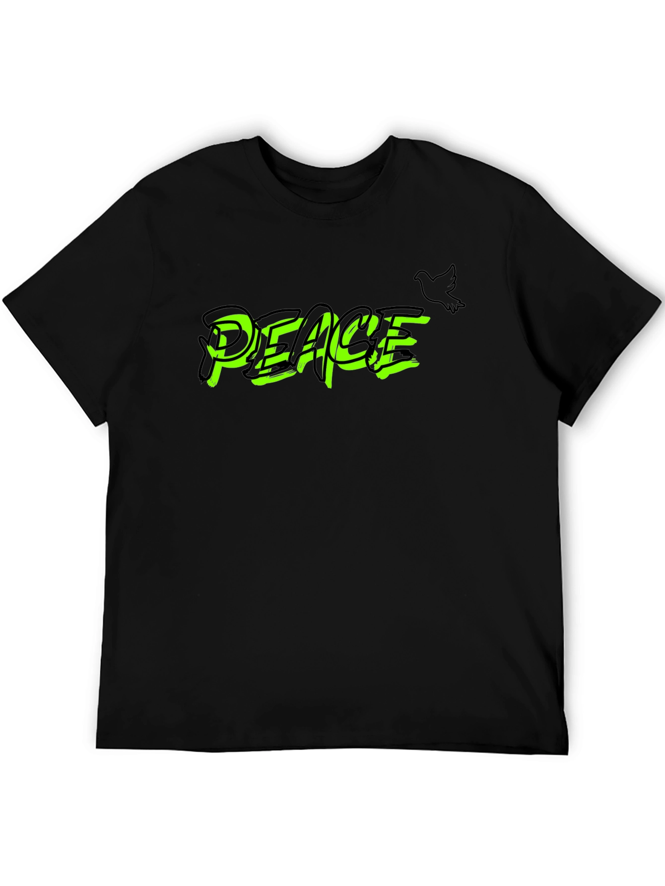 Peace Graphic Print T-Shirt