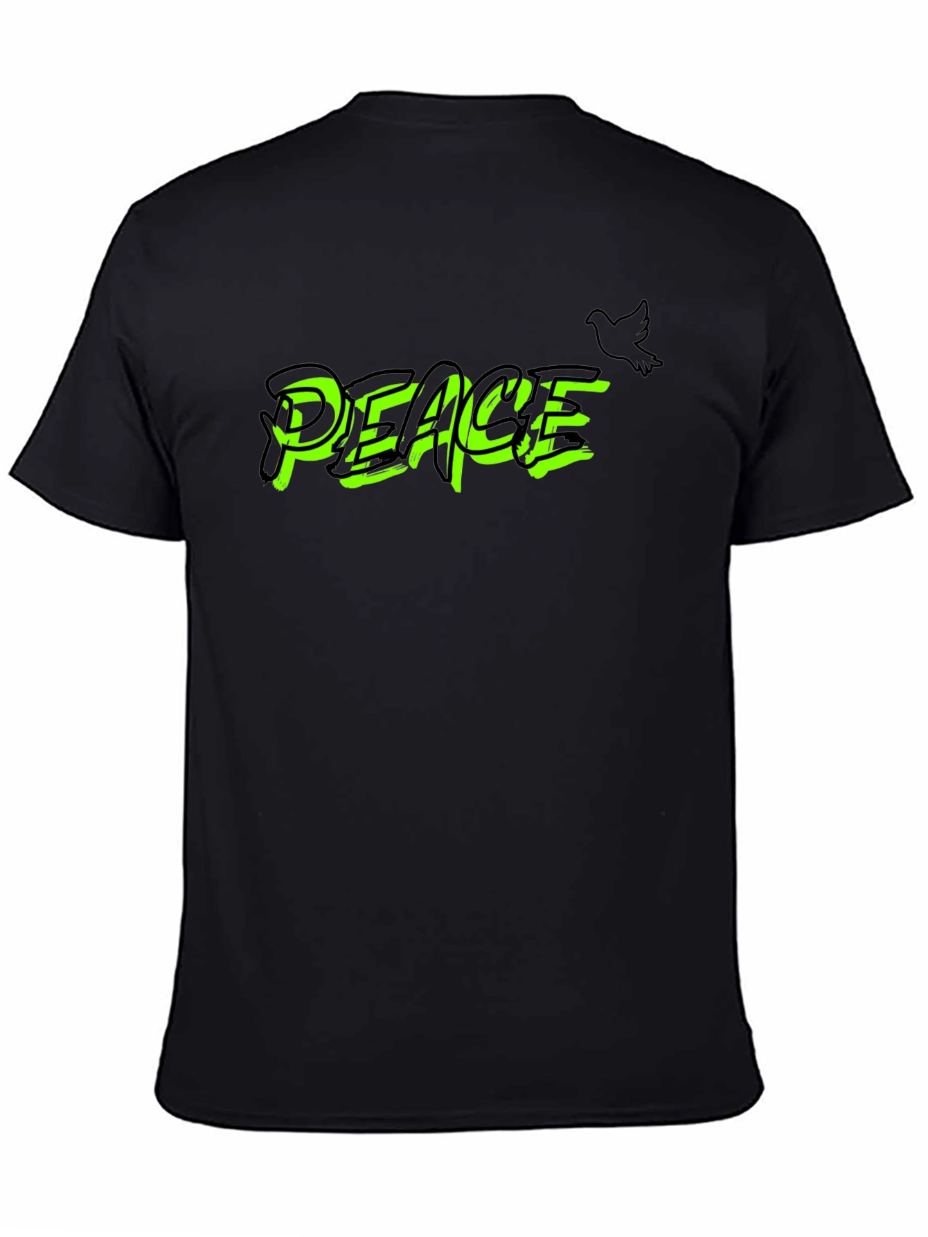 Peace Graphic Print T-Shirt