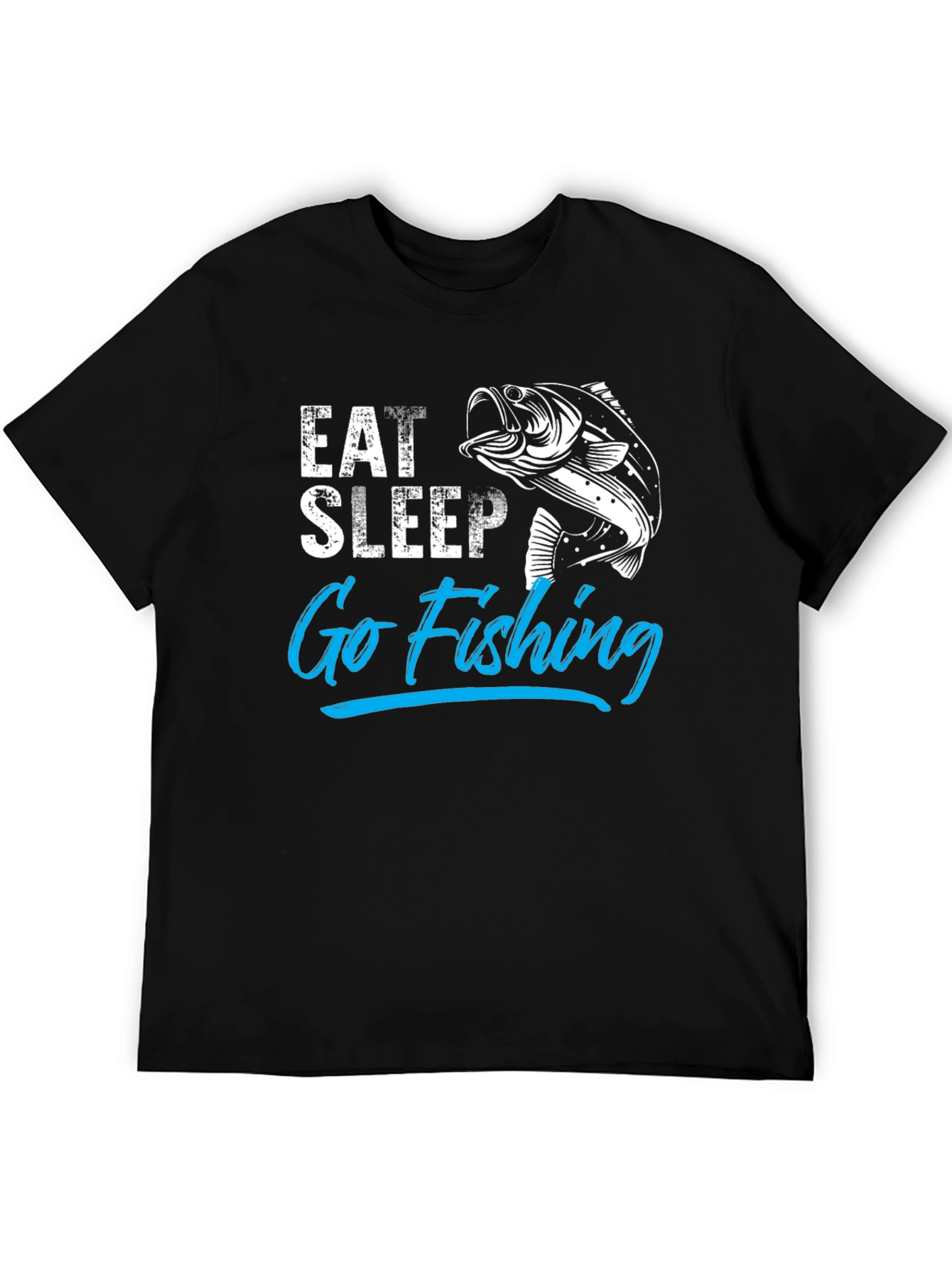 Eat Sleep Go Fishing T-Shirt - Angler Gift