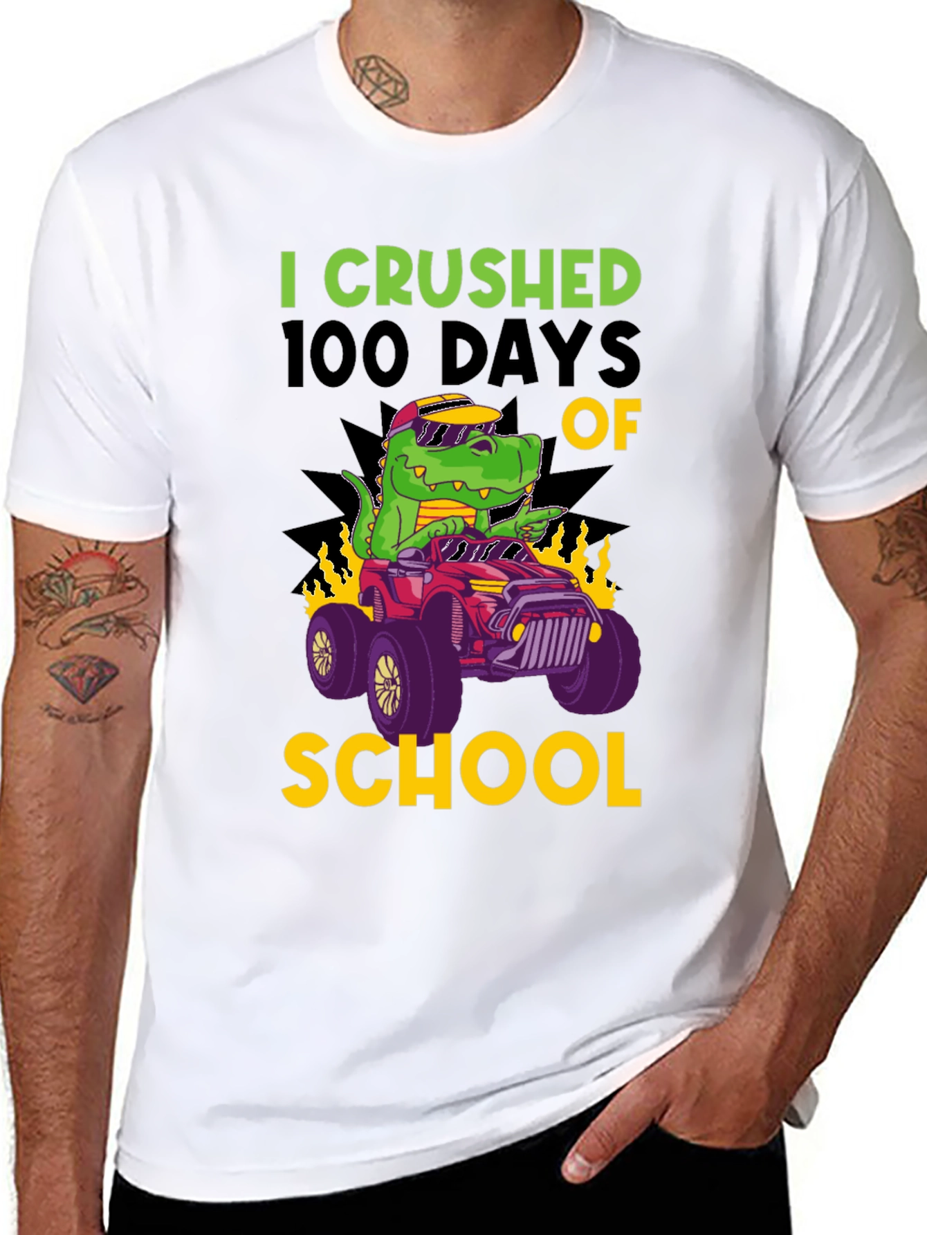 Crushed 100 Days of School T-Shirt