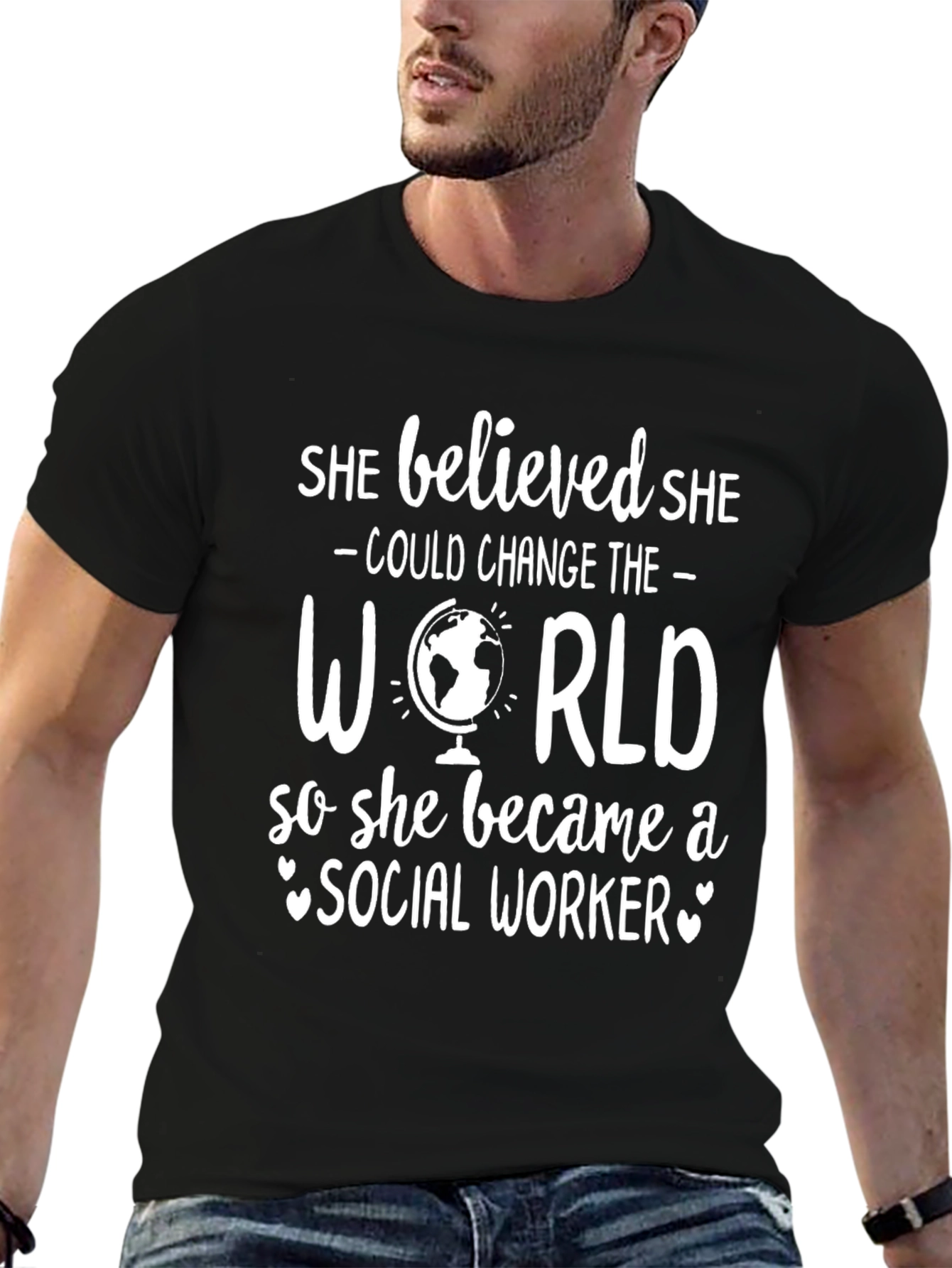 Social Worker Graphic Tee - She Believed