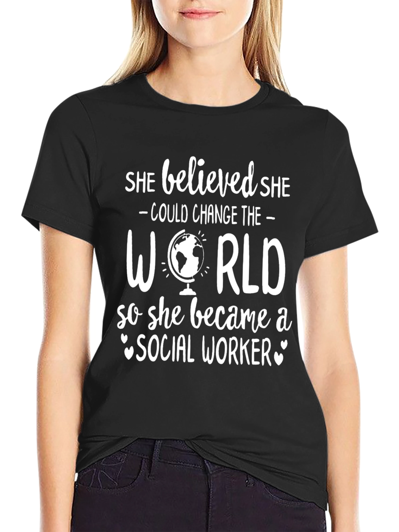 Social Worker Graphic Tee - She Believed