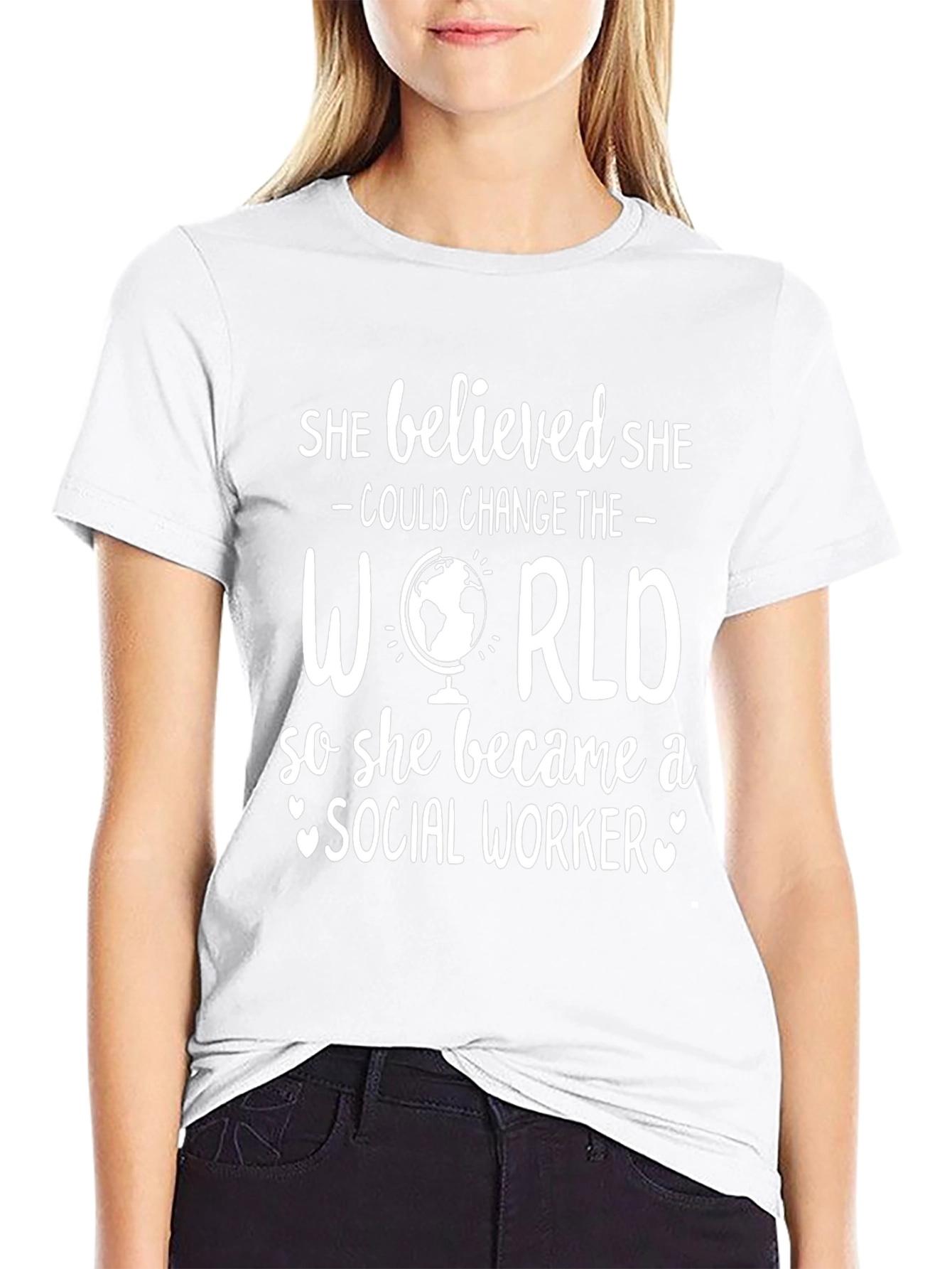 Social Worker Graphic Tee - She Believed