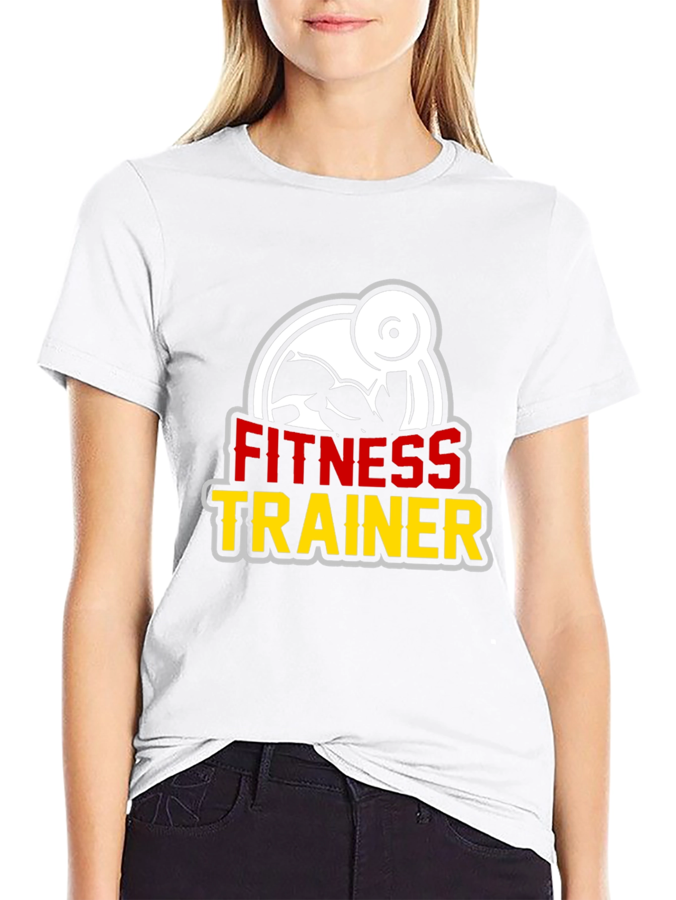 Fitness Trainer Graphic Tee - Black