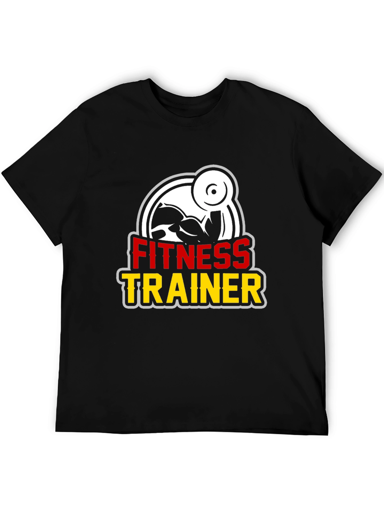 Fitness Trainer Graphic Tee - Black