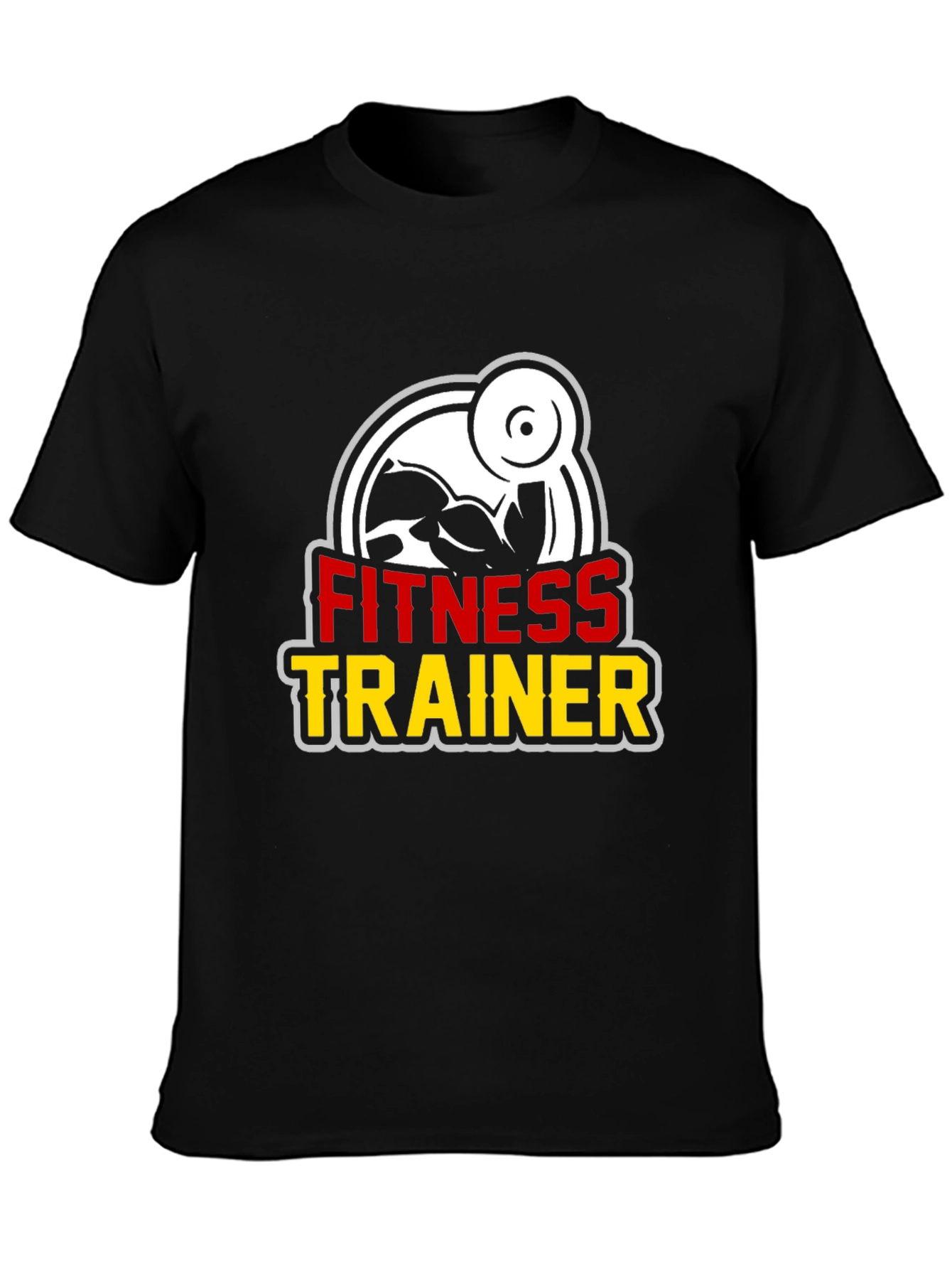 Fitness Trainer Graphic Tee - Black