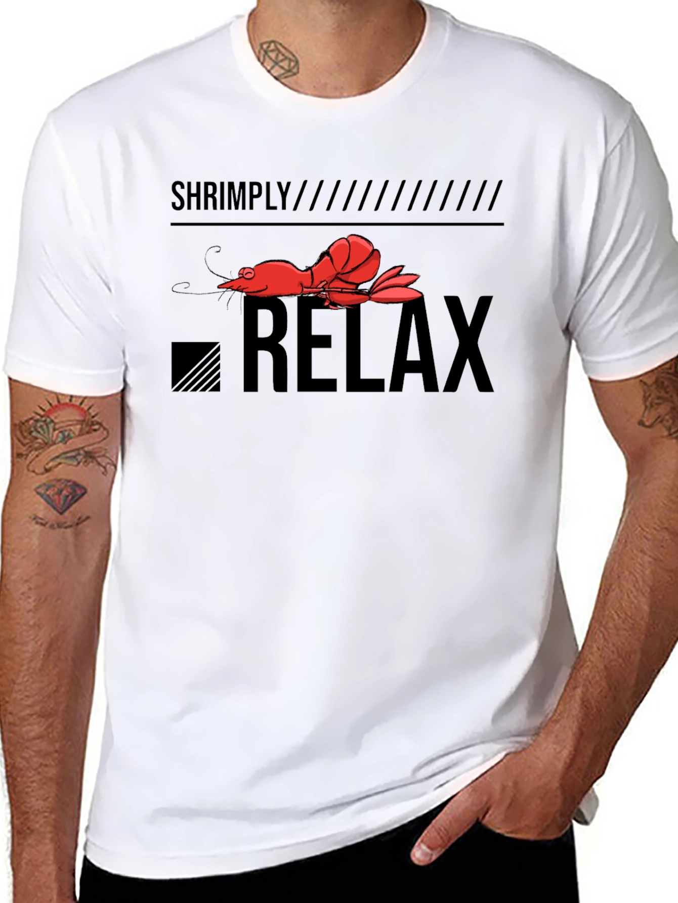 Shrimply Relaxed Graphic T-Shirt