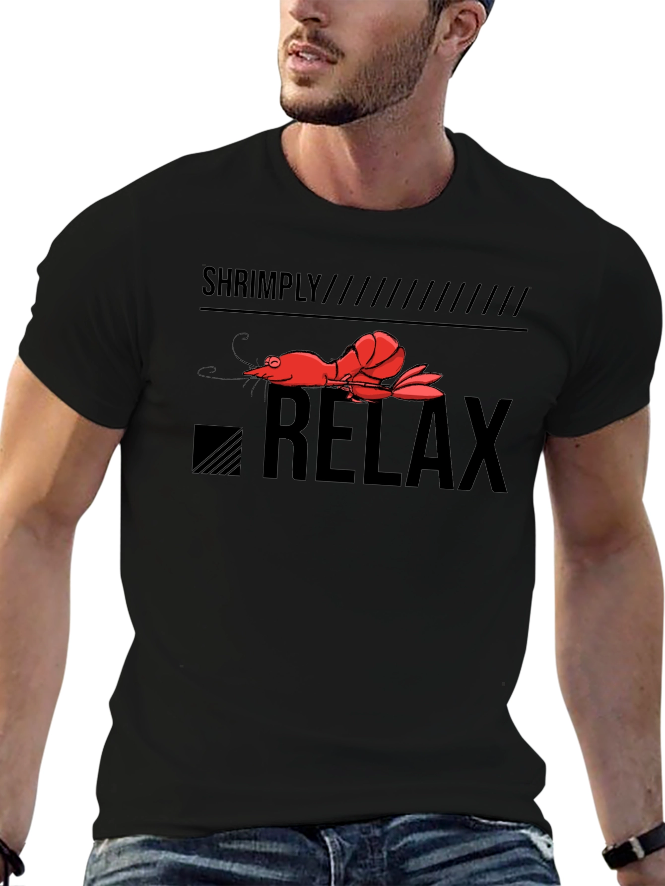 Shrimply Relaxed Graphic T-Shirt