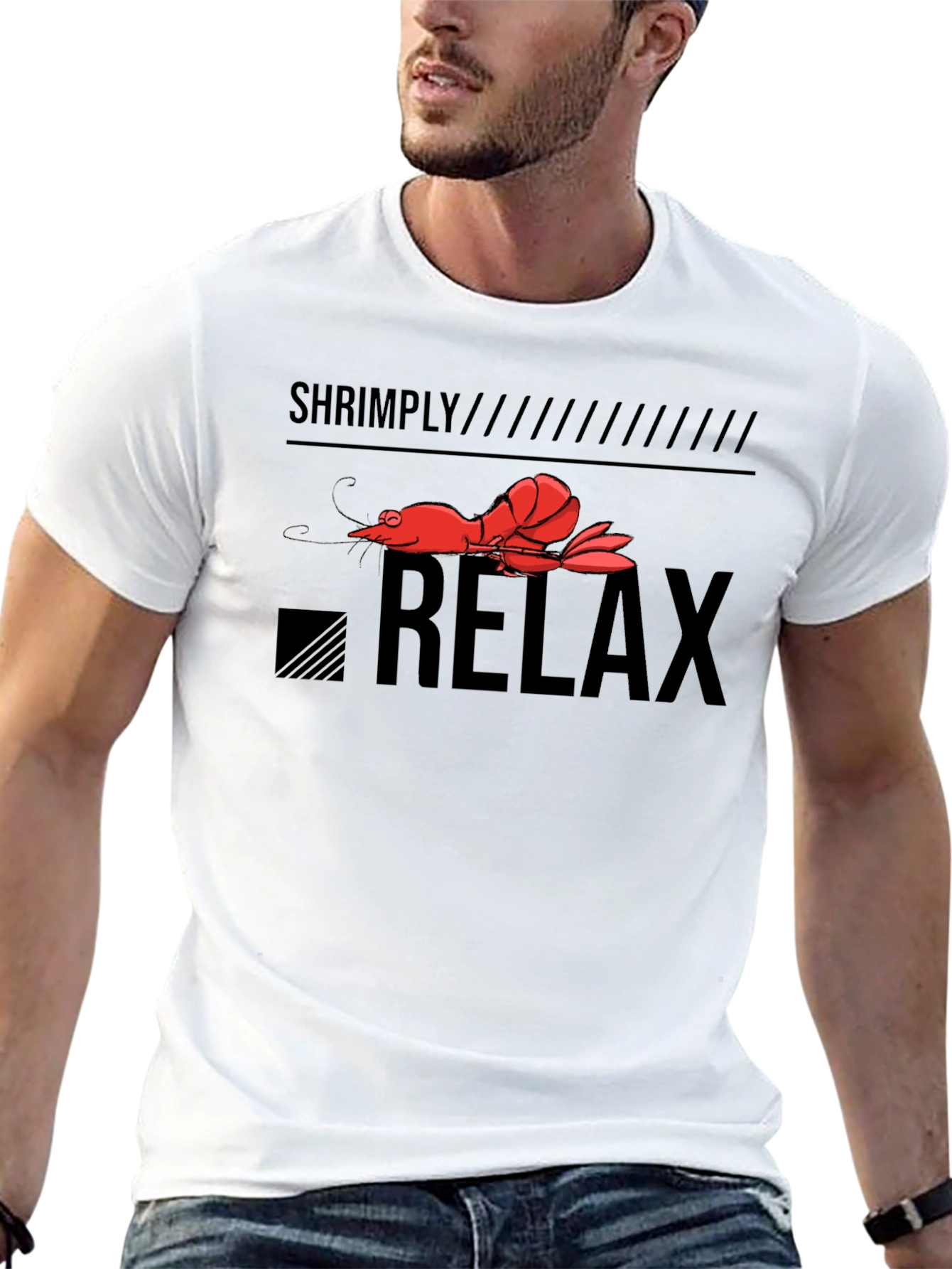 Shrimply Relaxed Graphic T-Shirt