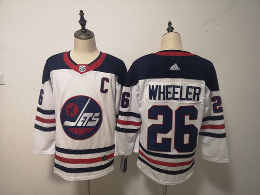 Men's Winnipeg Jets Blake Wheeler #26 White Player Jerseys
