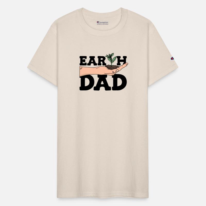 Earth Dad Tree Planting Mother Nature Lover Earth