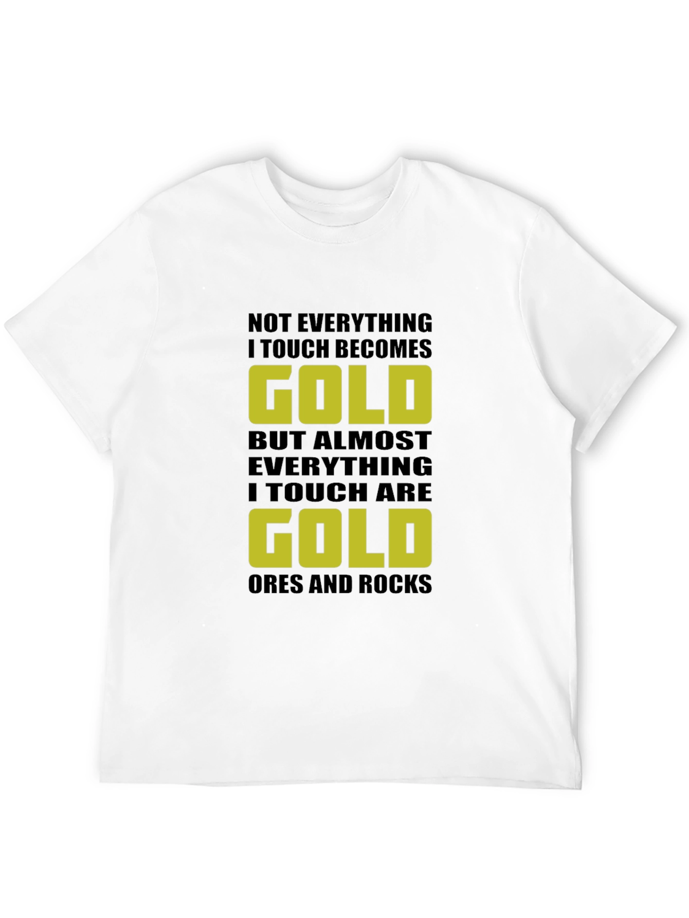 Gold Ores and Rocks T-Shirt