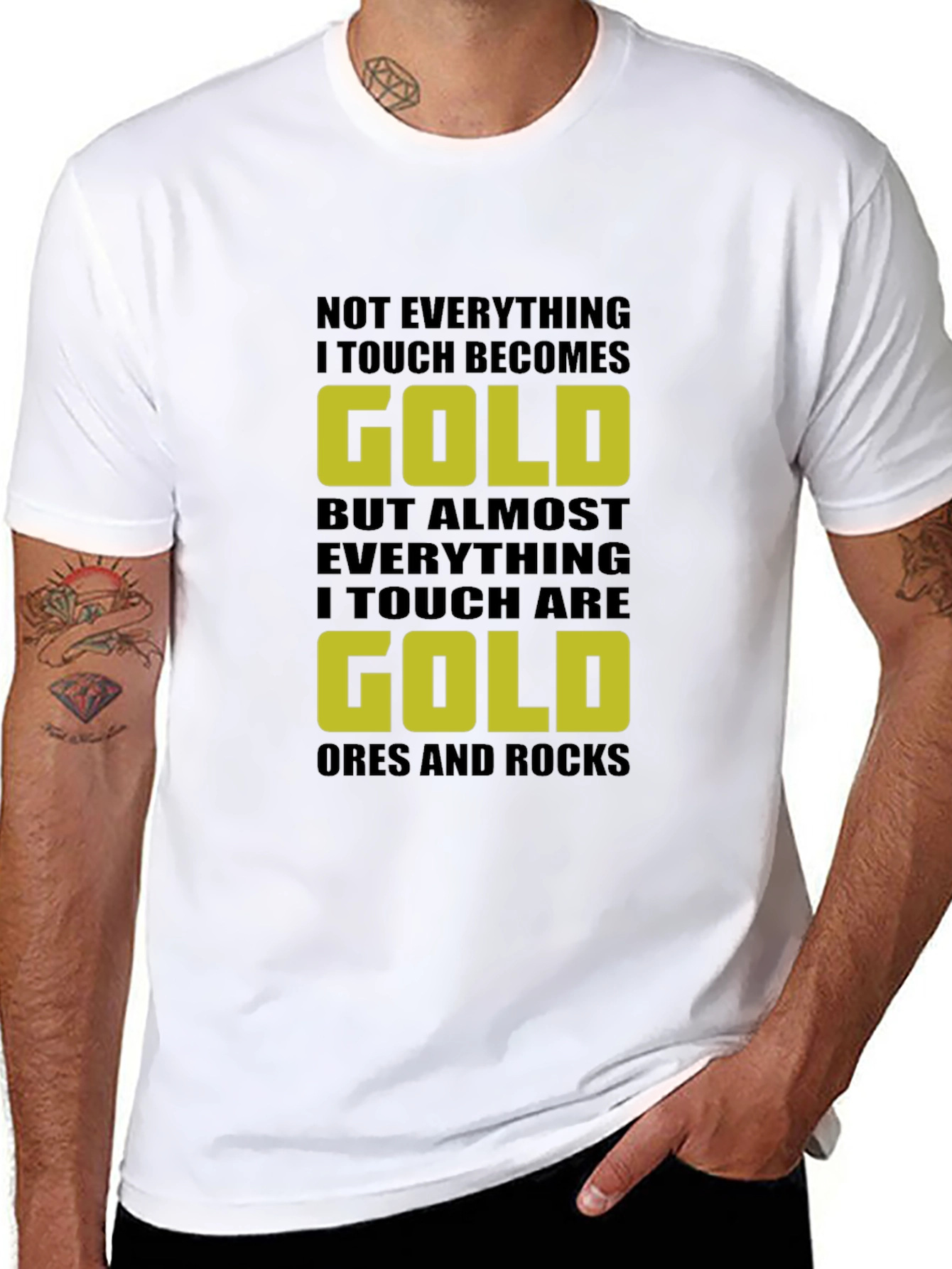 Gold Ores and Rocks T-Shirt