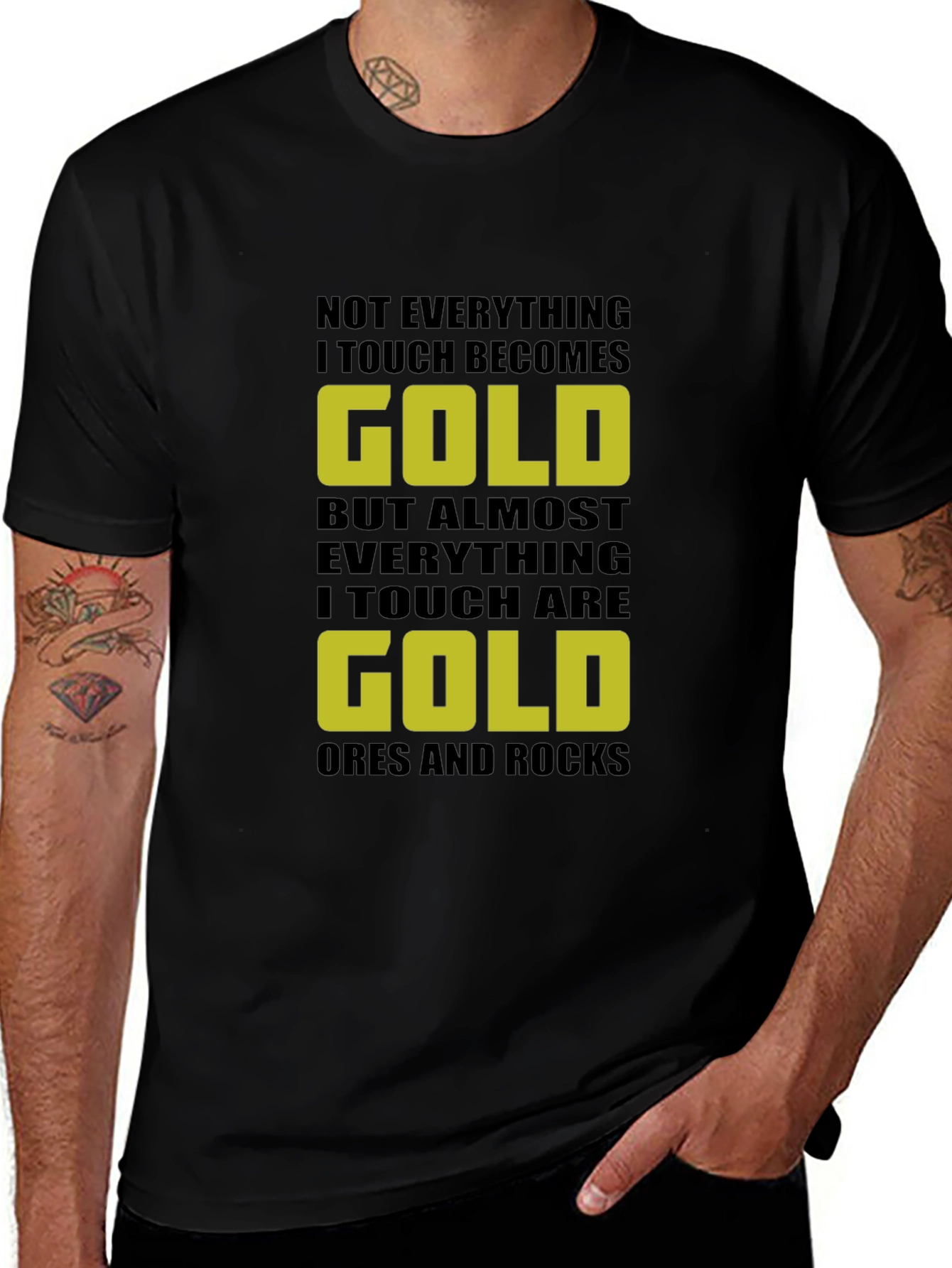 Gold Ores and Rocks T-Shirt