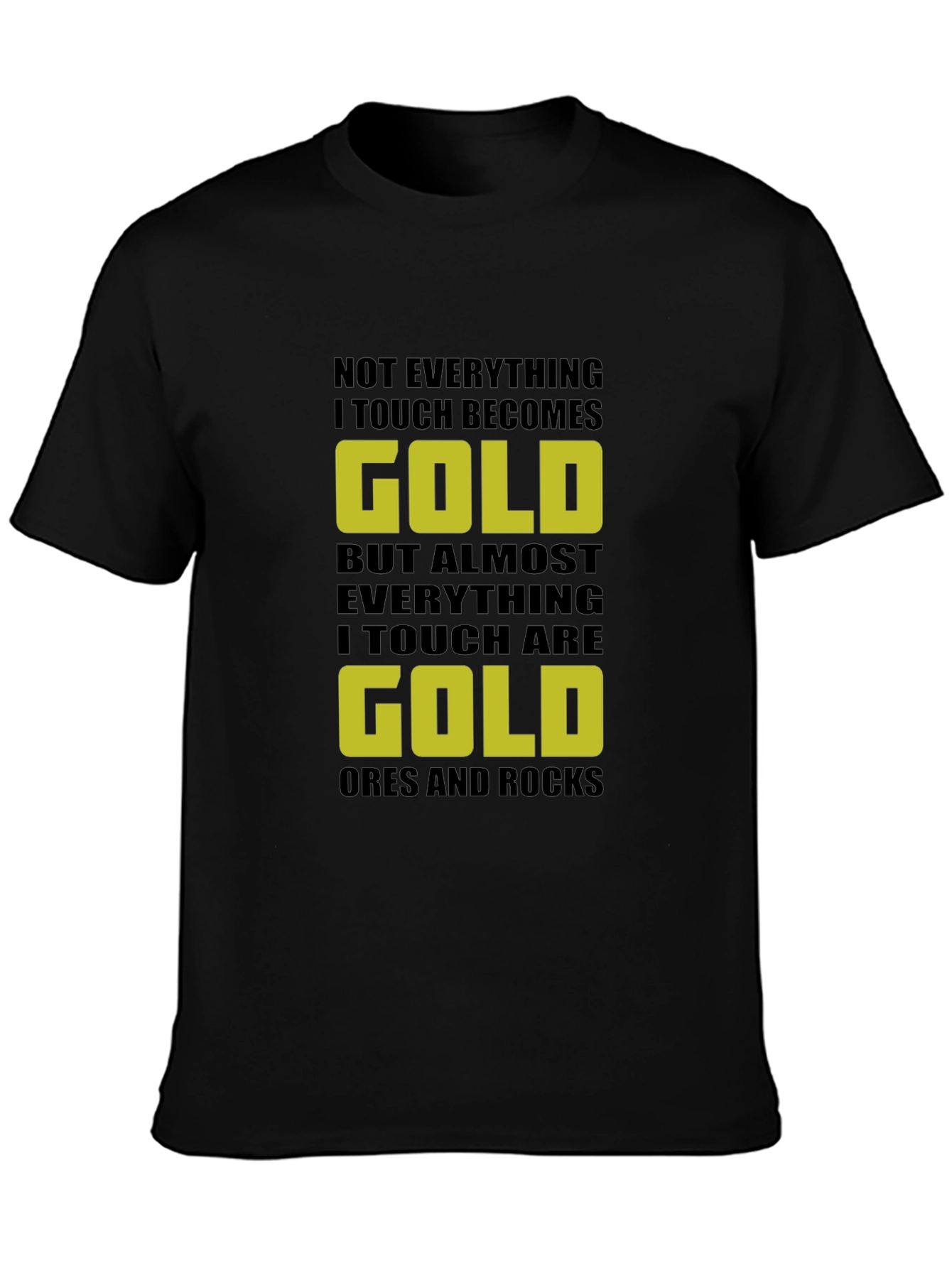 Gold Ores and Rocks T-Shirt