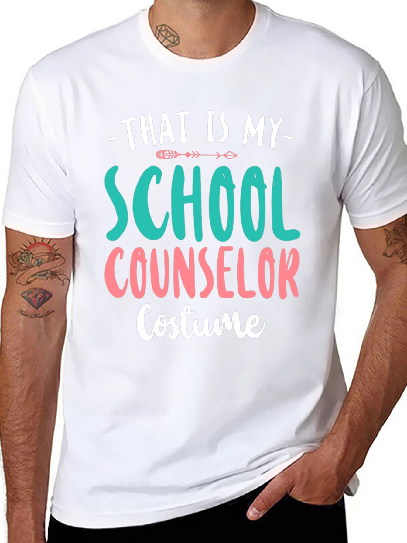 School Counselor Costume T-Shirt Funny Halloween