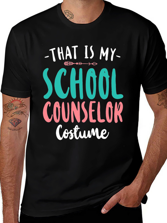School Counselor Costume T-Shirt Funny Halloween