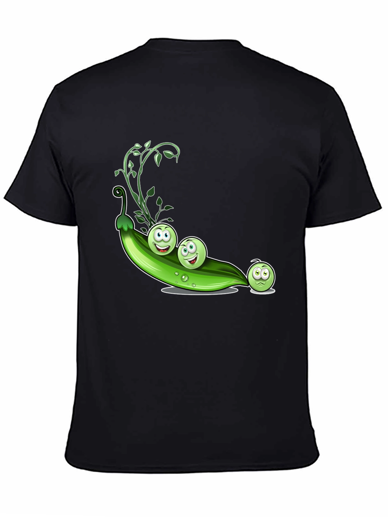 Funny Three Peas in a Pod Graphic T-Shirt