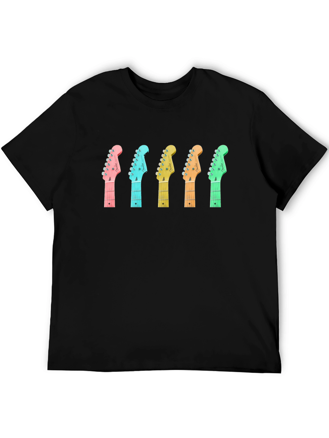 Guitar Headstock T-Shirt - Music Lover Tee