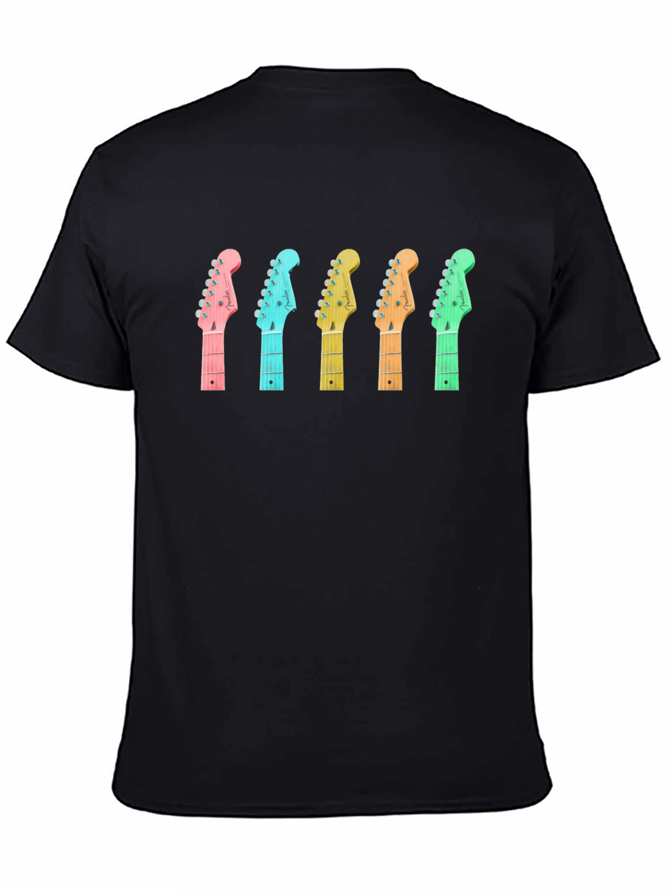 Guitar Headstock T-Shirt - Music Lover Tee