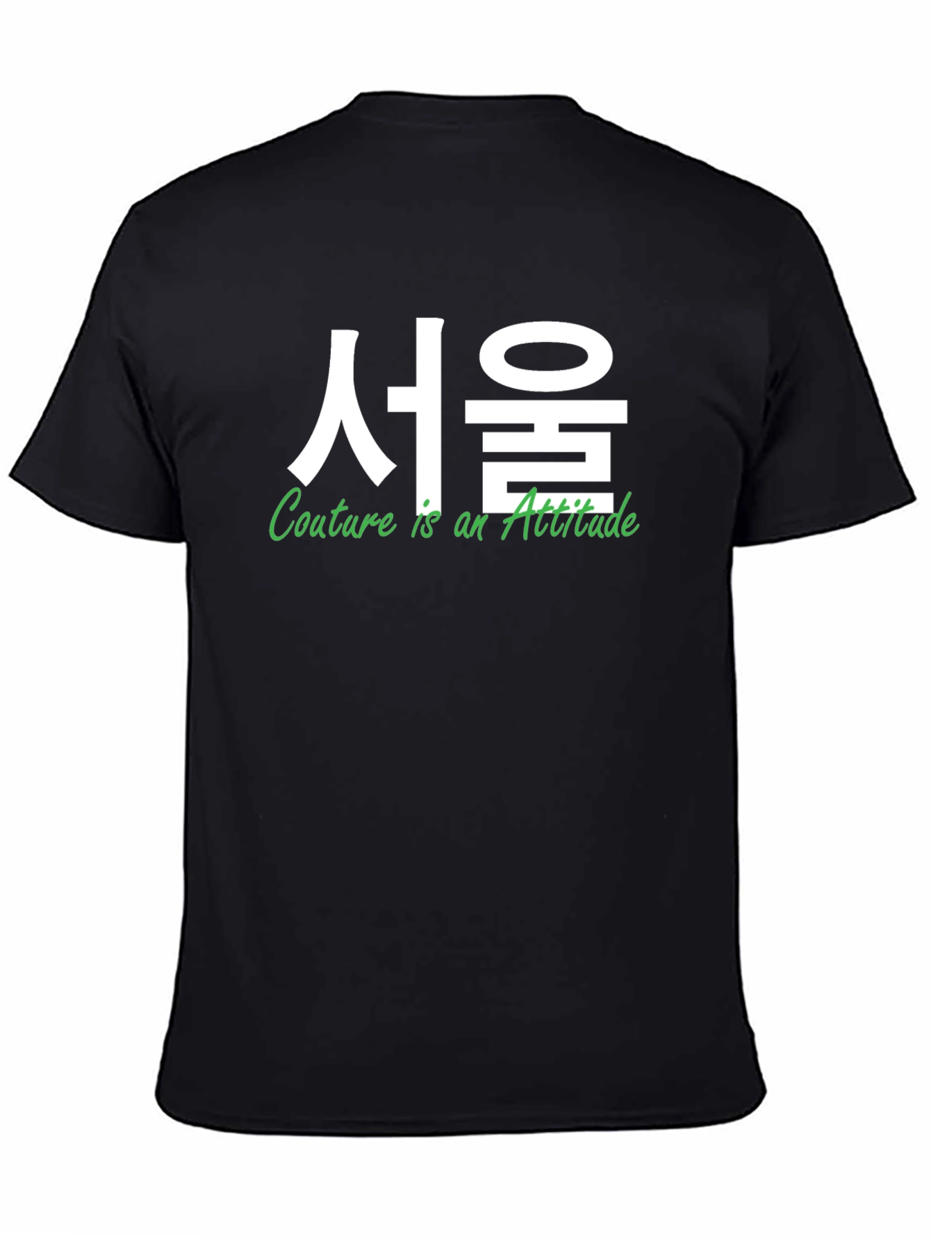 Seoul Couture Attitude Graphic Tee - Stylish Menswear