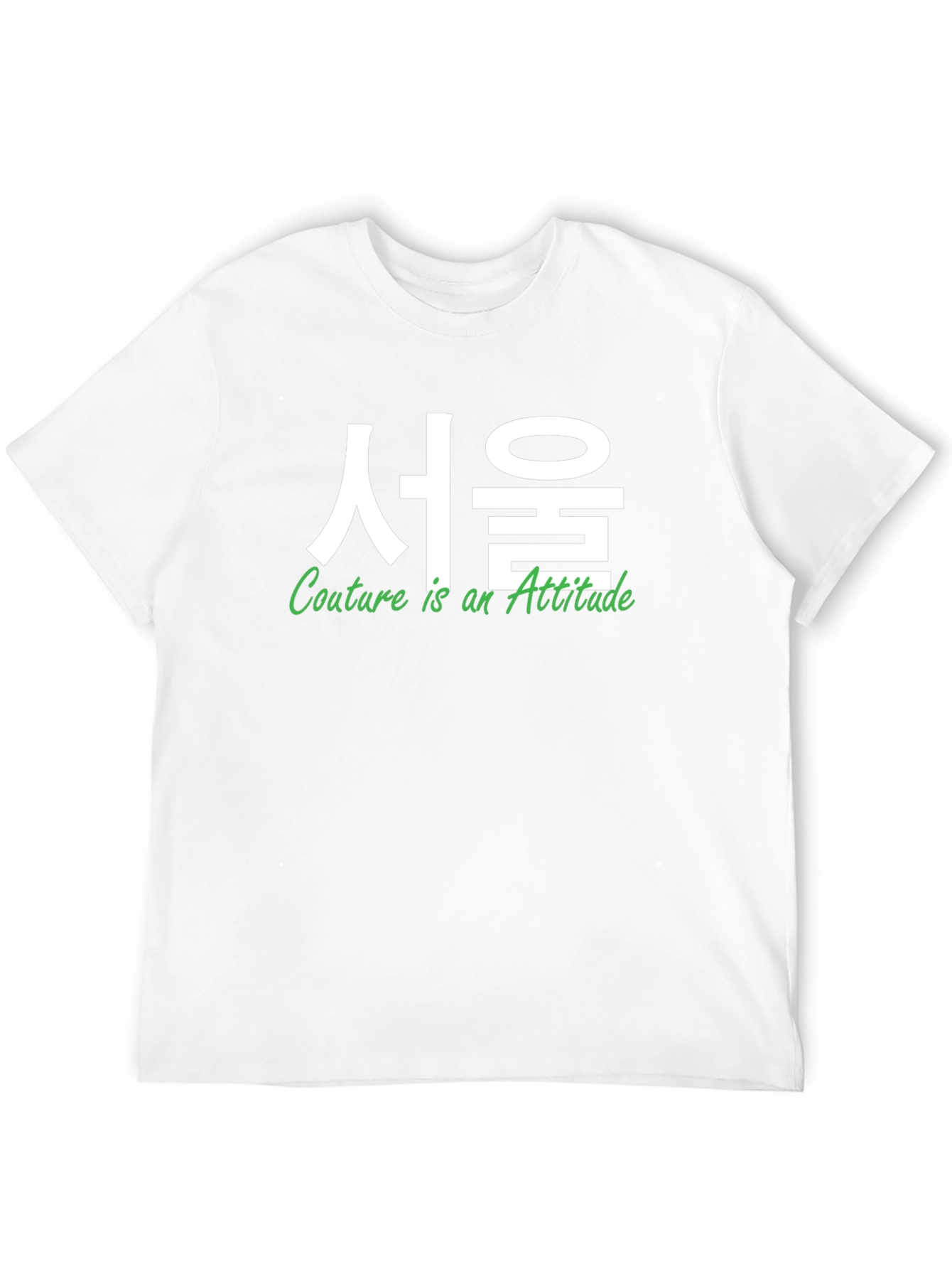 Seoul Couture Attitude Graphic Tee - Stylish Menswear