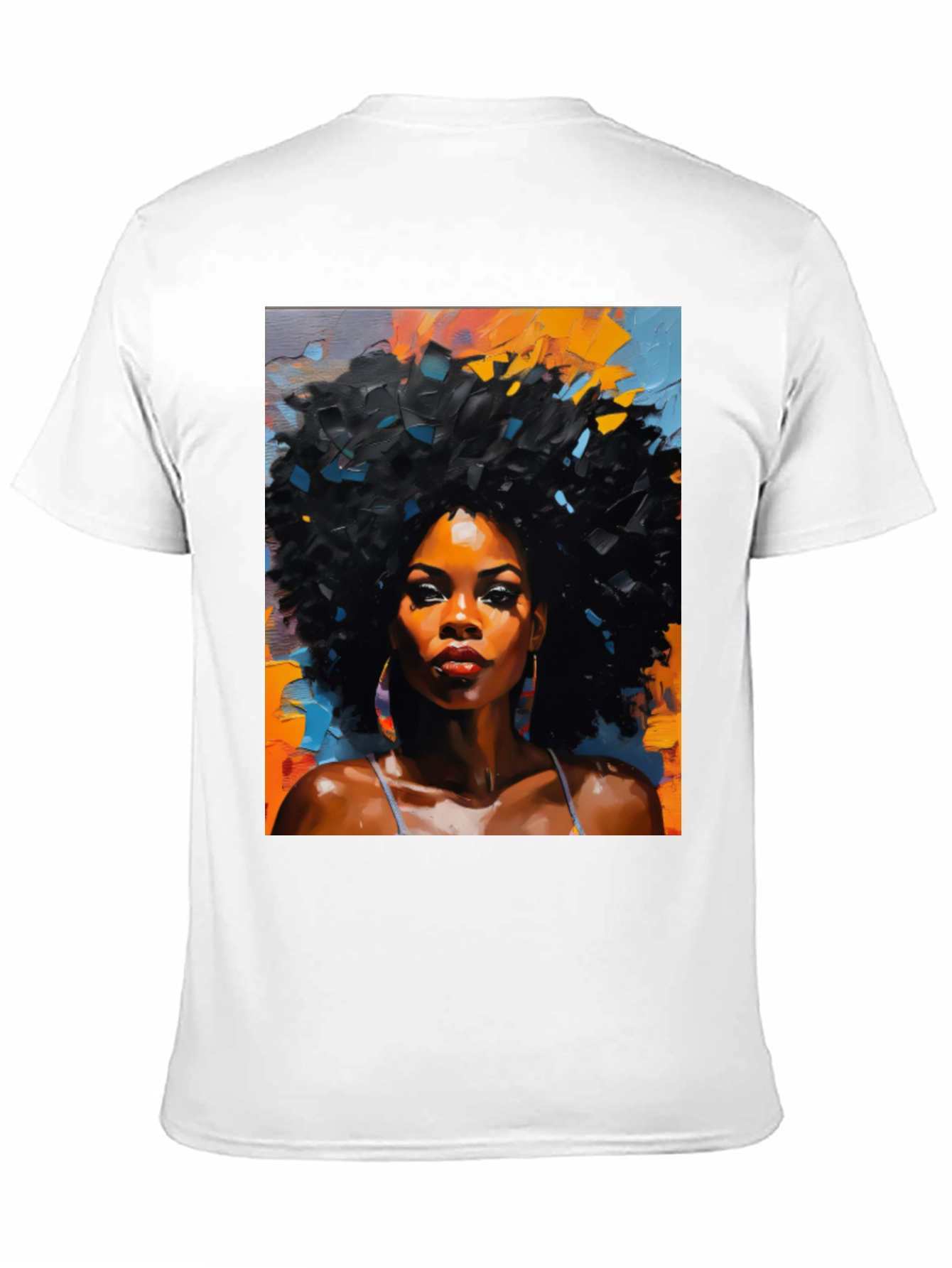 Black Woman Art Graphic Tee - Stylish Casual Wear