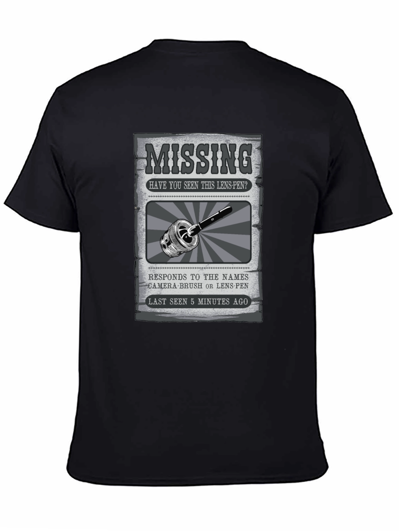Missing Lens-Pen Graphic T-Shirt