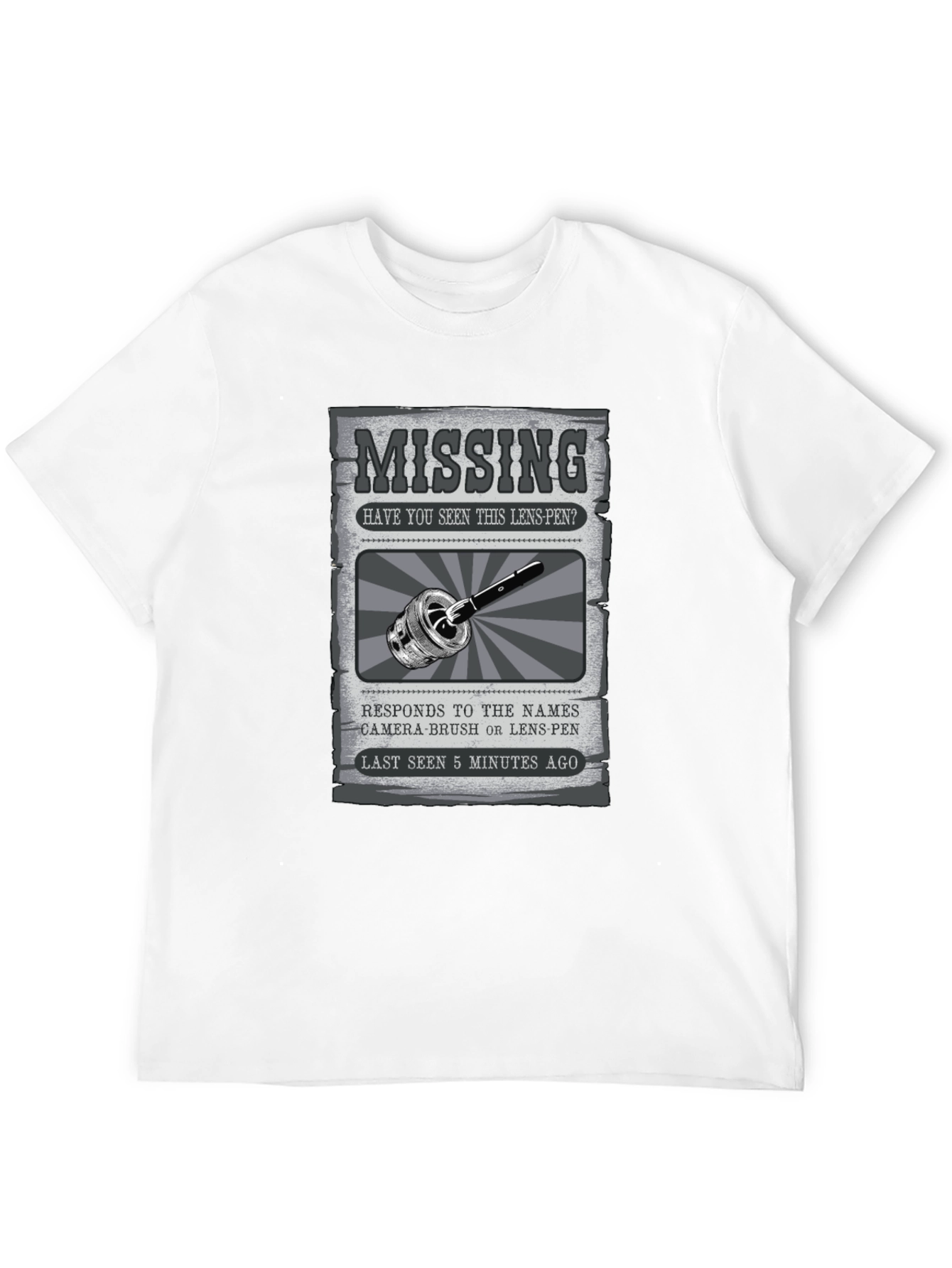 Missing Lens-Pen Graphic T-Shirt