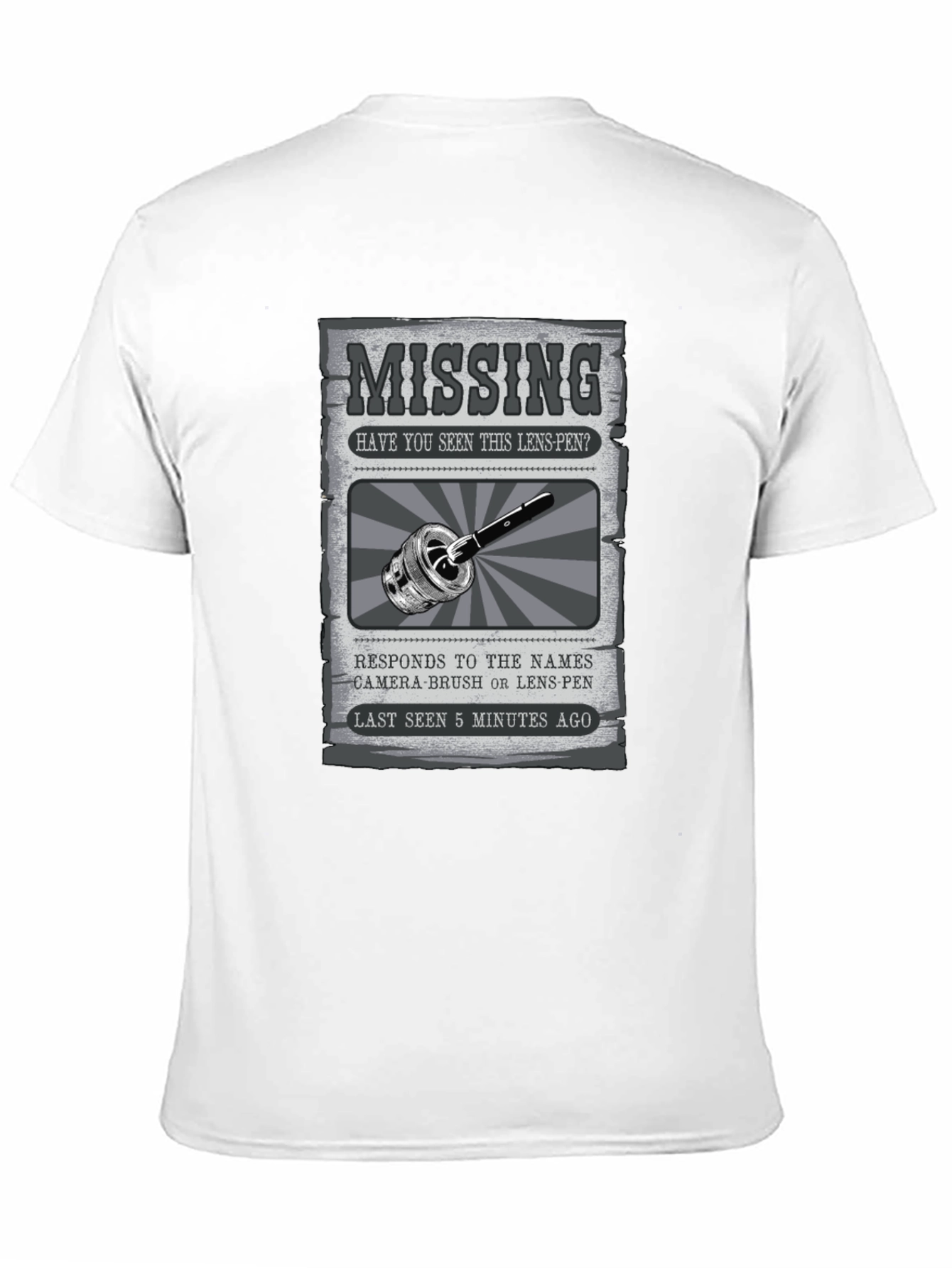 Missing Lens-Pen Graphic T-Shirt
