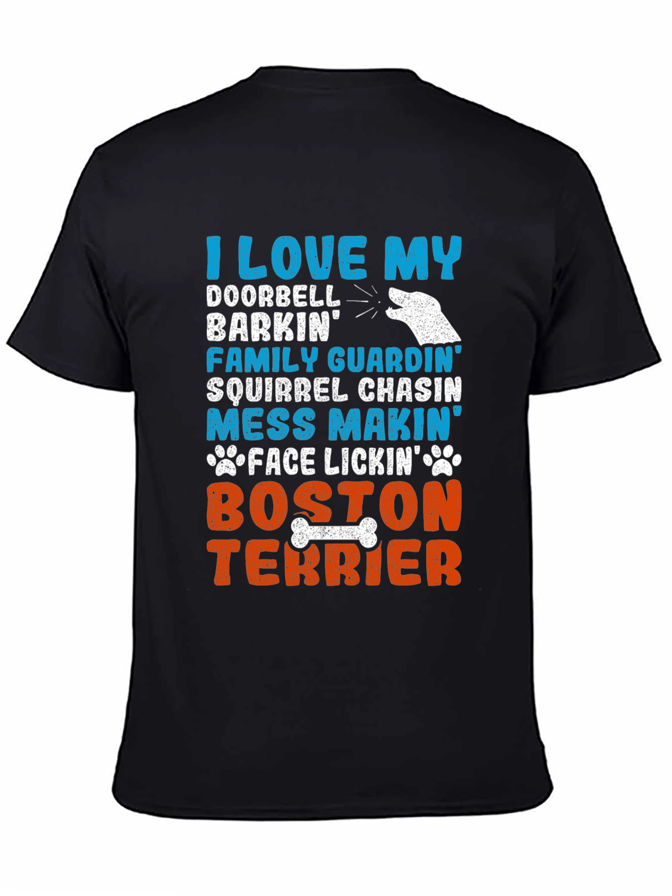 I Love My Boston Terrier Dog Breed Graphic T-Shirt