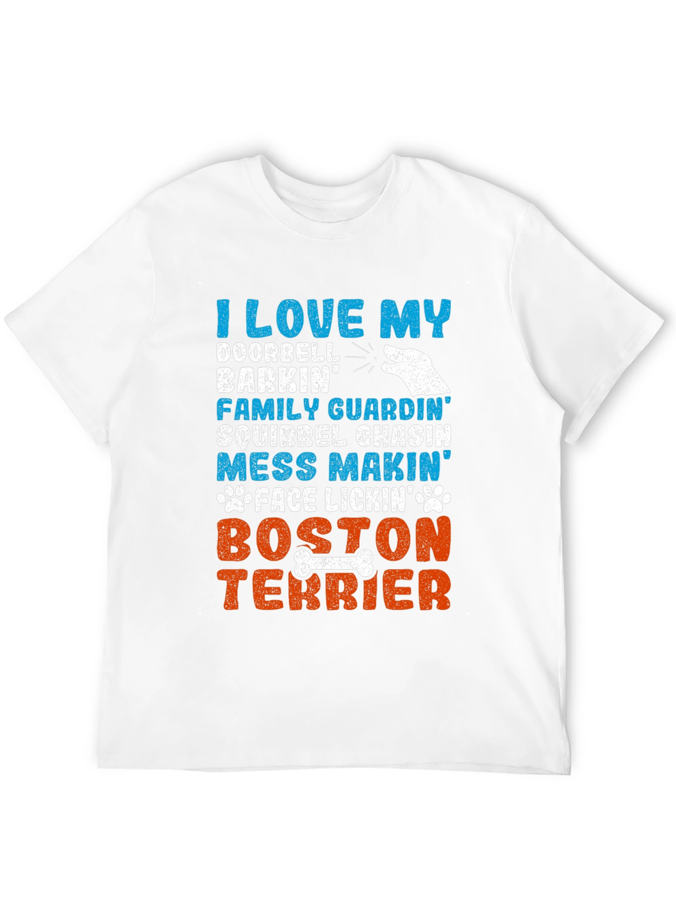 I Love My Boston Terrier Dog Breed Graphic T-Shirt
