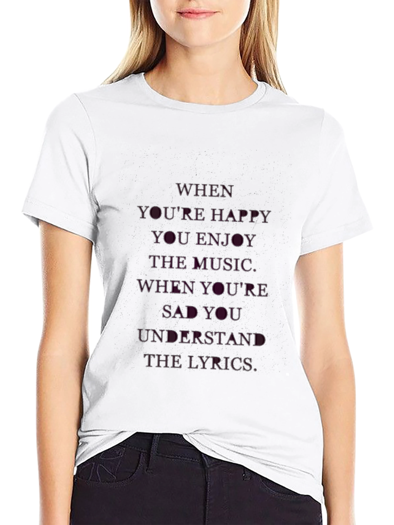 Music Lovers Graphic Tee - Enjoy the Music