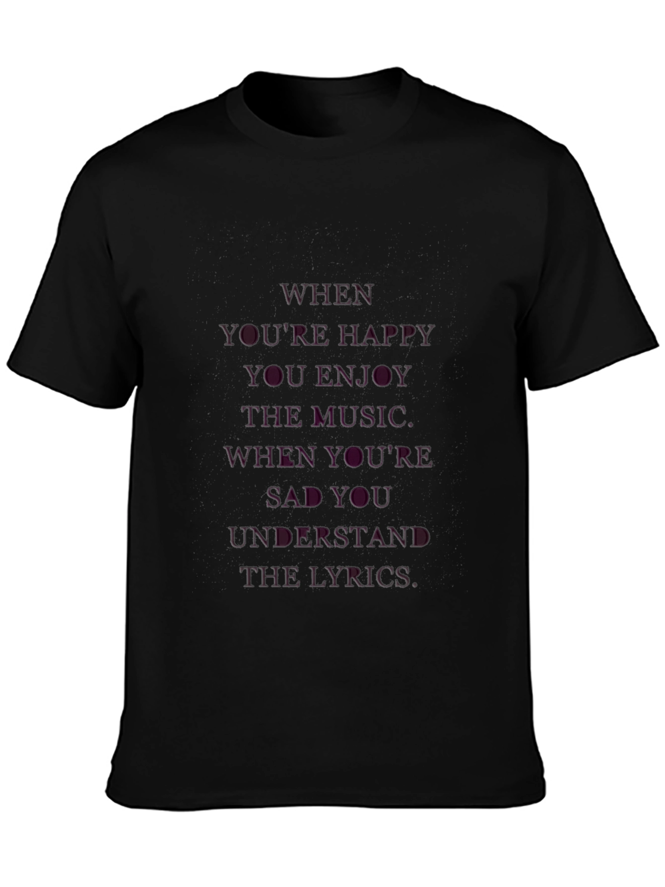 Music Lovers Graphic Tee - Enjoy the Music