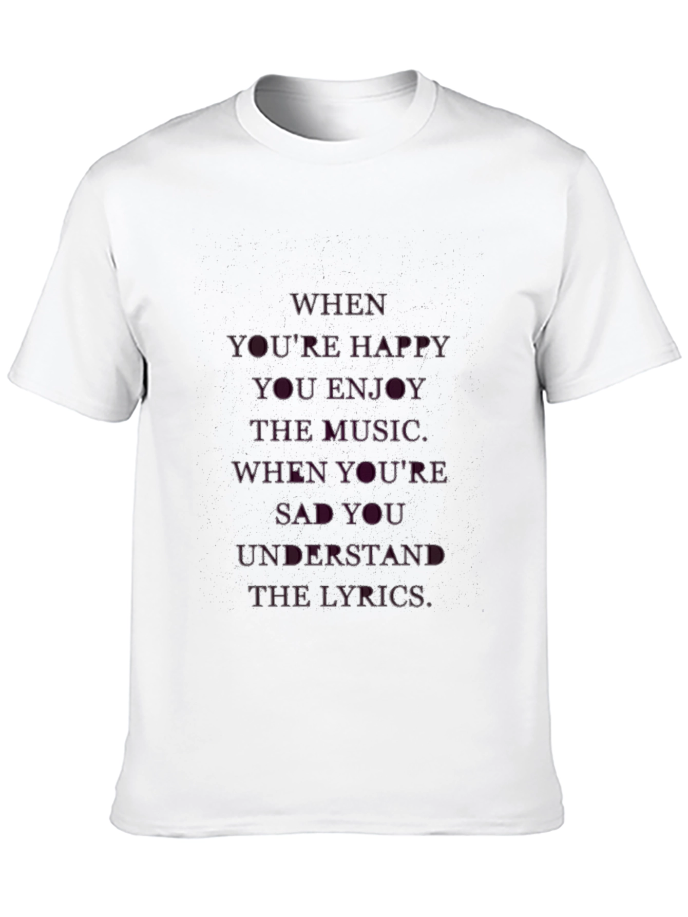 Music Lovers Graphic Tee - Enjoy the Music