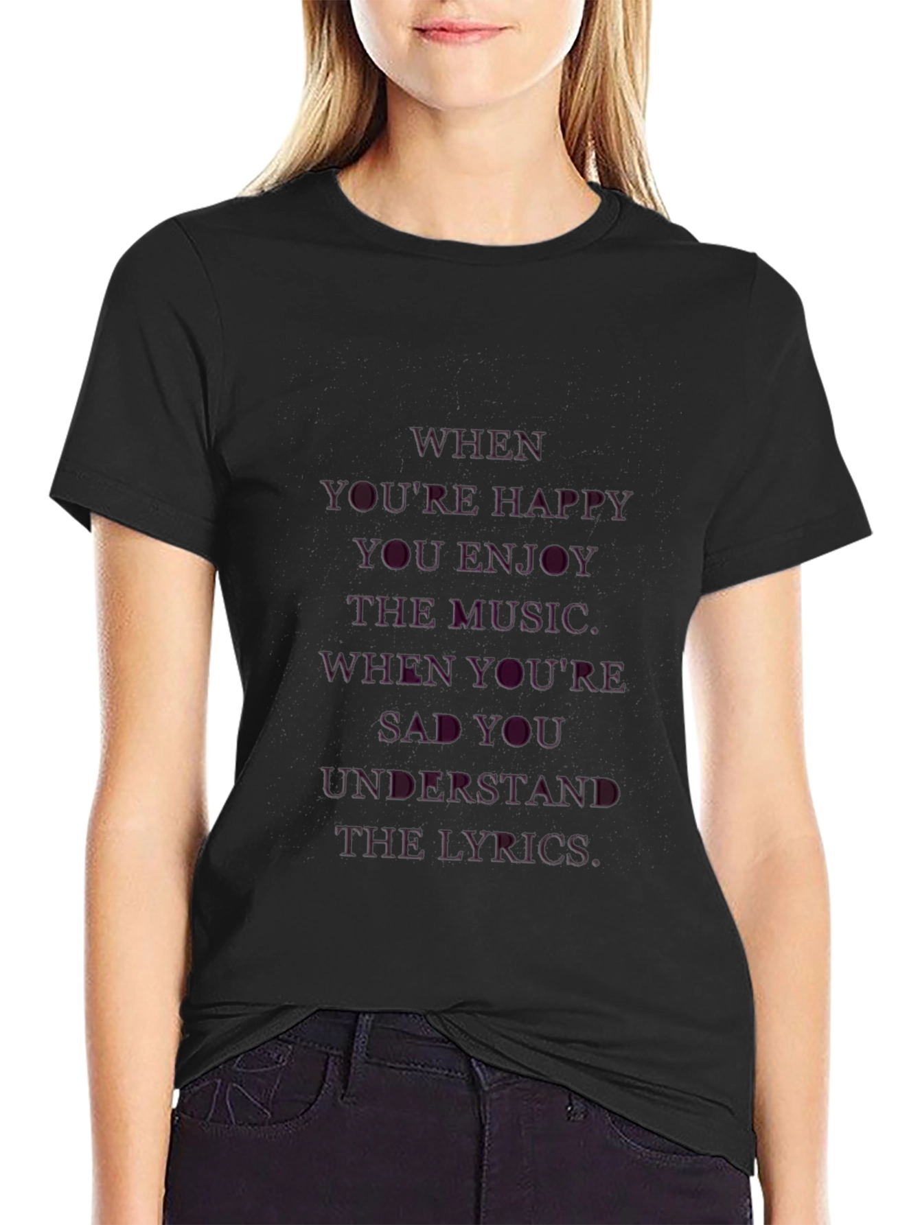Music Lovers Graphic Tee - Enjoy the Music