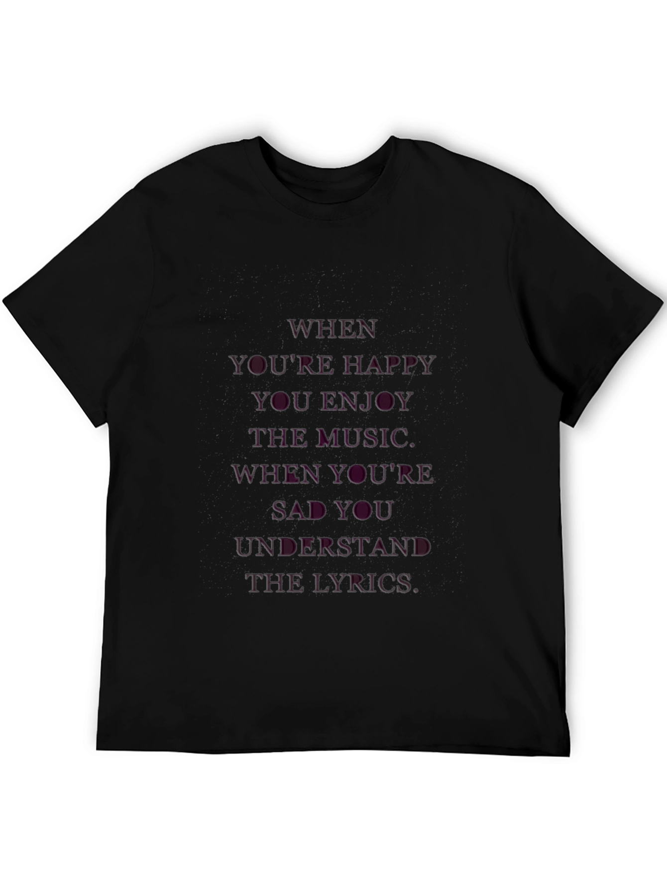 Music Lovers Graphic Tee - Enjoy the Music
