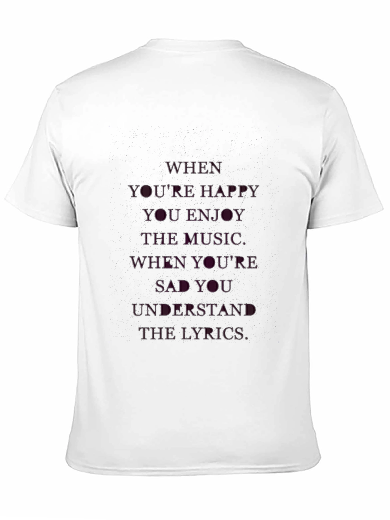 Music Lovers Graphic Tee - Enjoy the Music