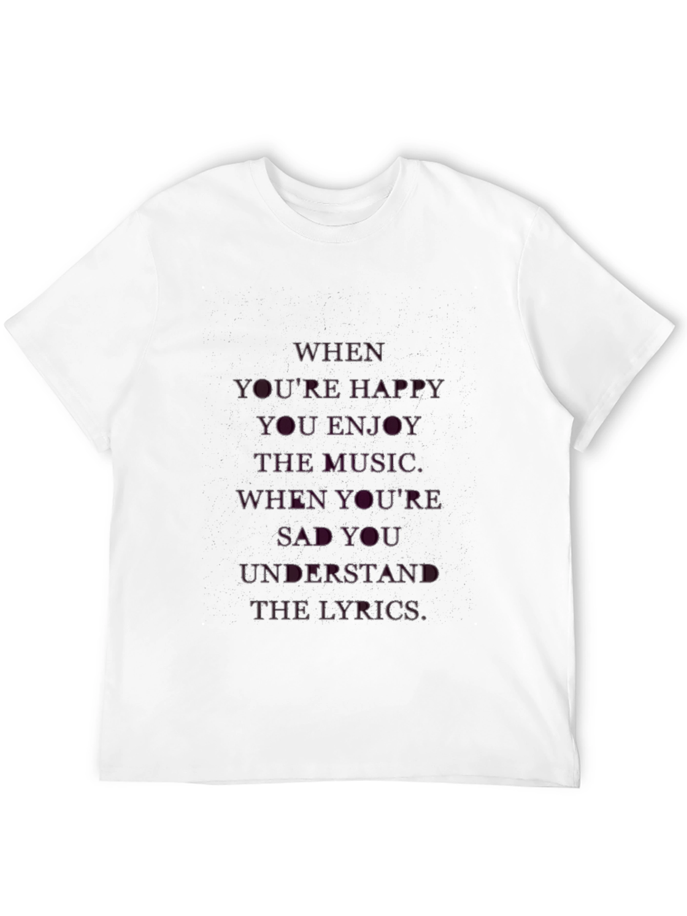 Music Lovers Graphic Tee - Enjoy the Music
