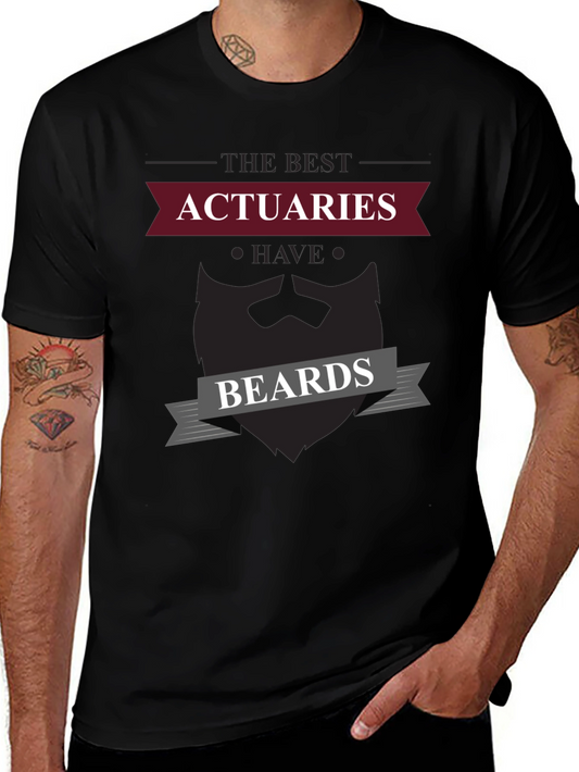 Bearded Actuaries Graphic T-Shirt