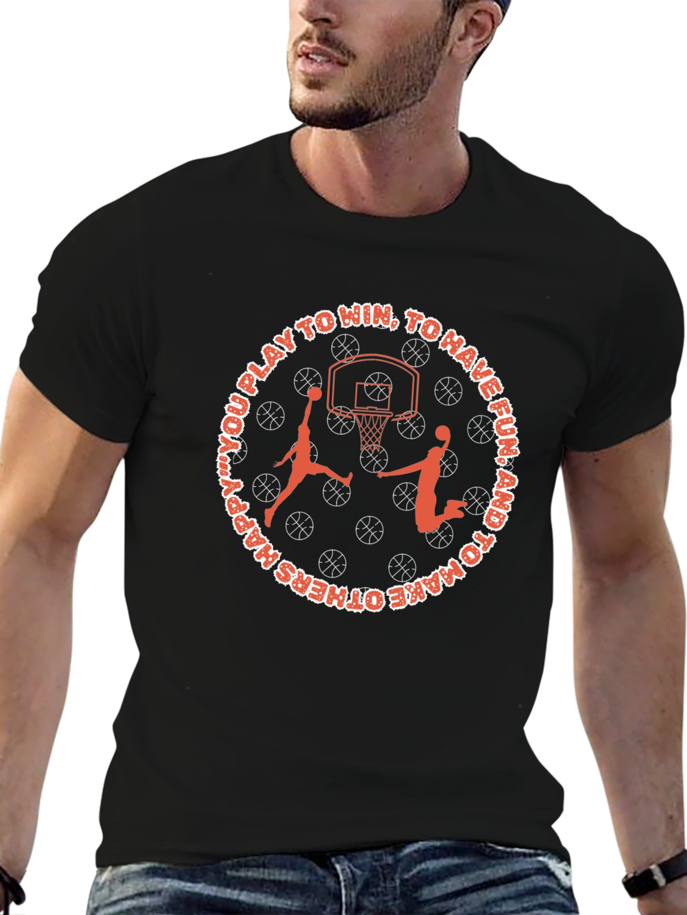 Basketball Motivational Graphic Tee