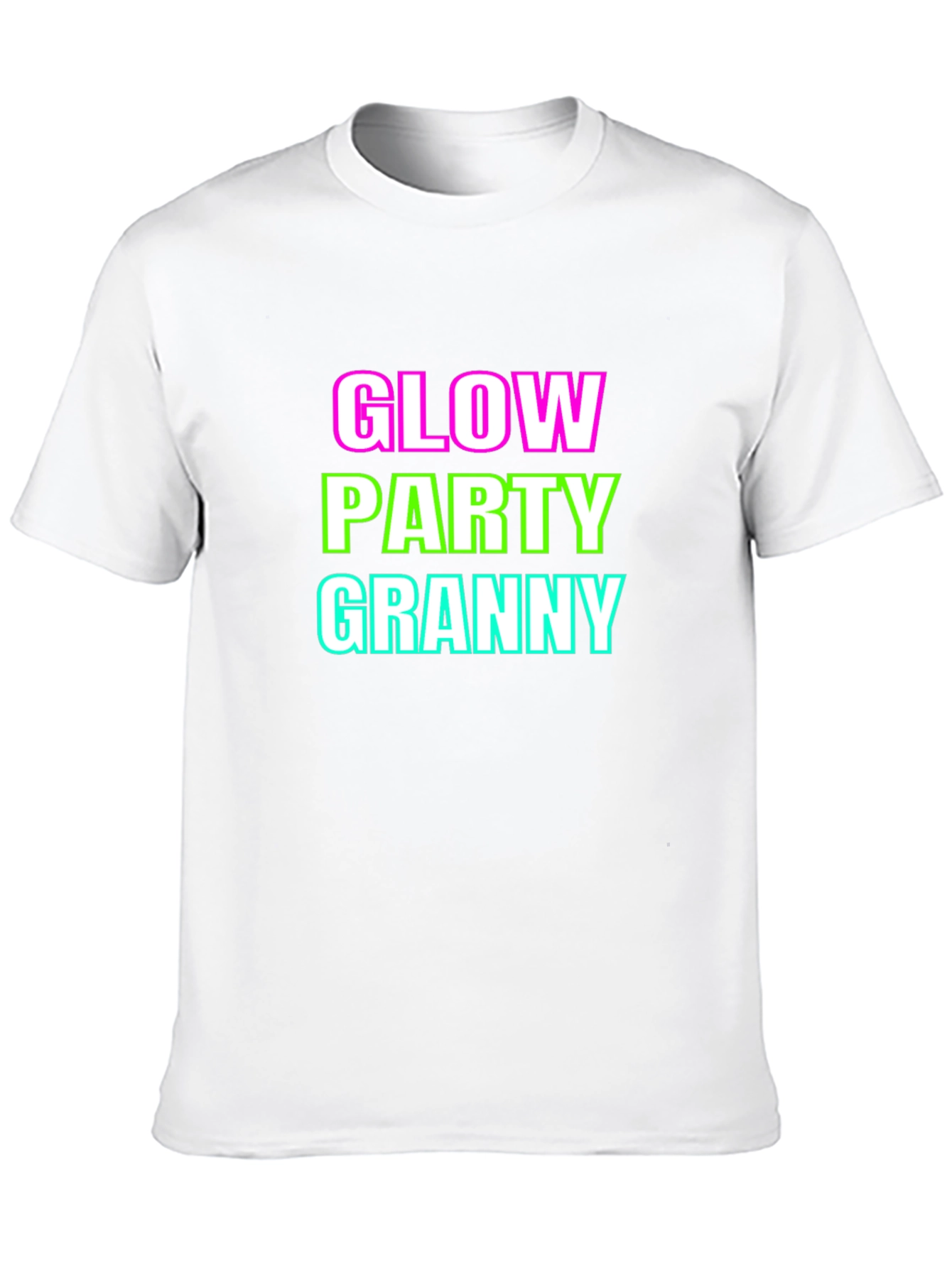 Glow Party Granny Graphic T-Shirt