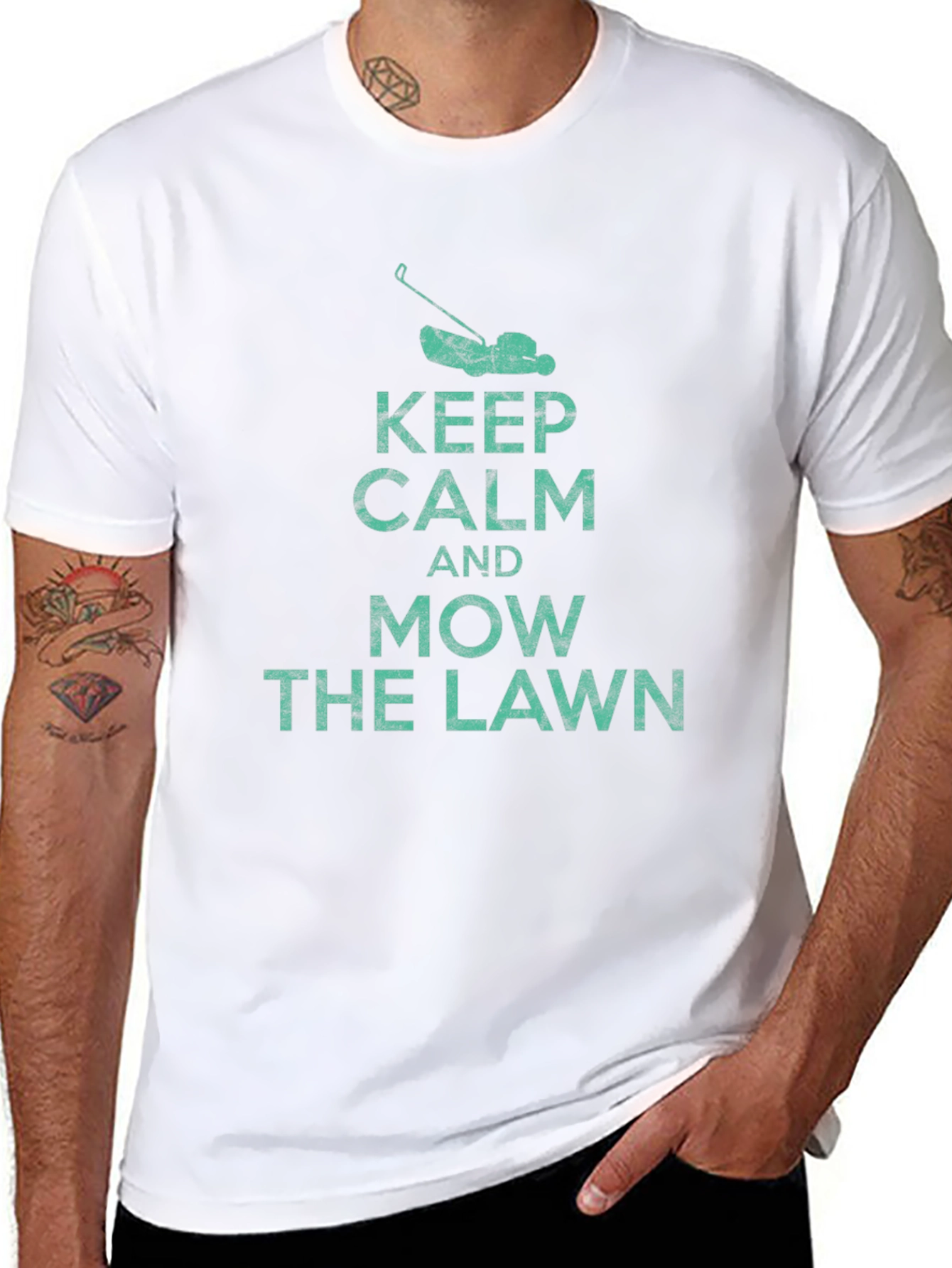 Keep Calm and Mow the Lawn T-Shirt