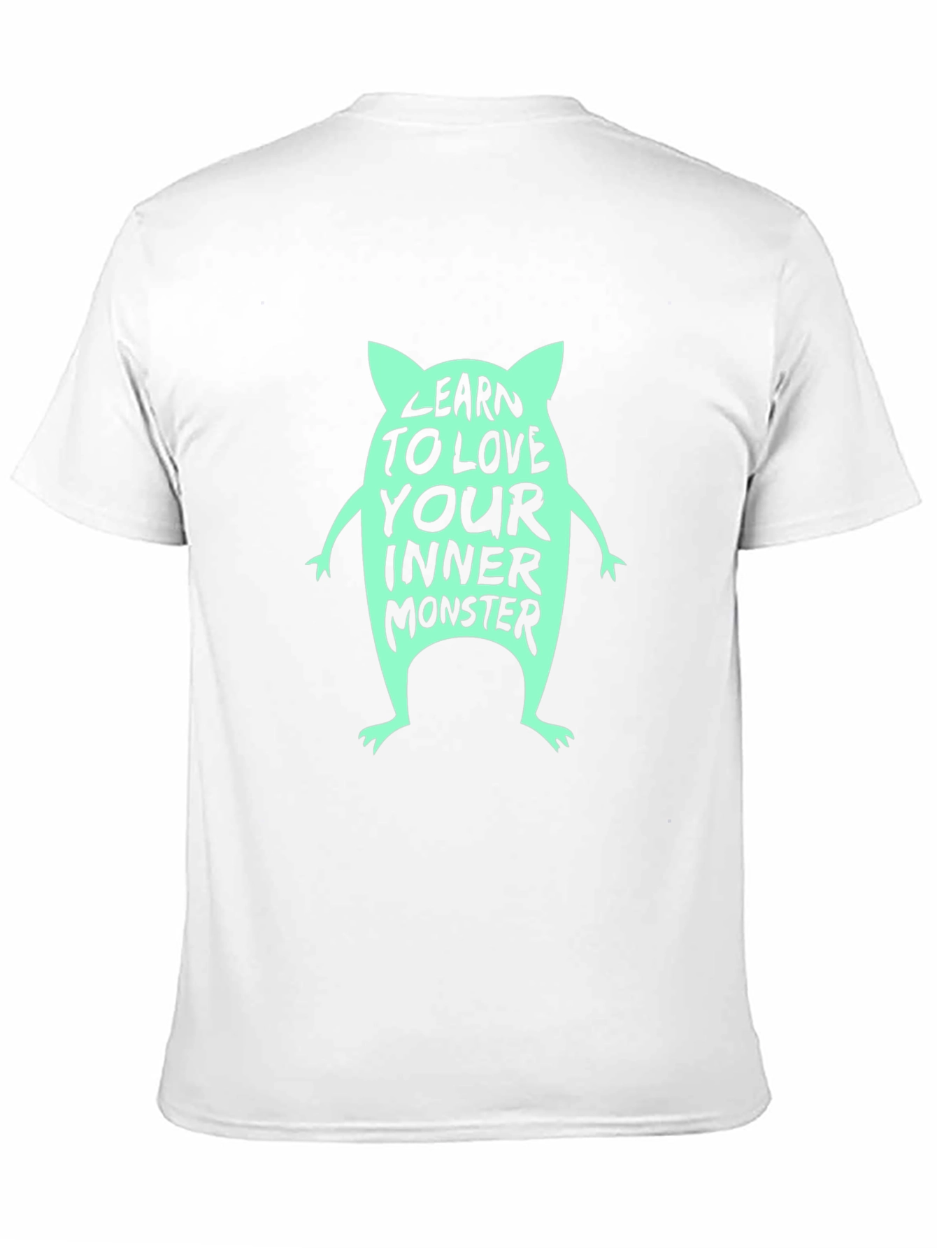 Learn to Love Your Inner Monster Black T-Shirt