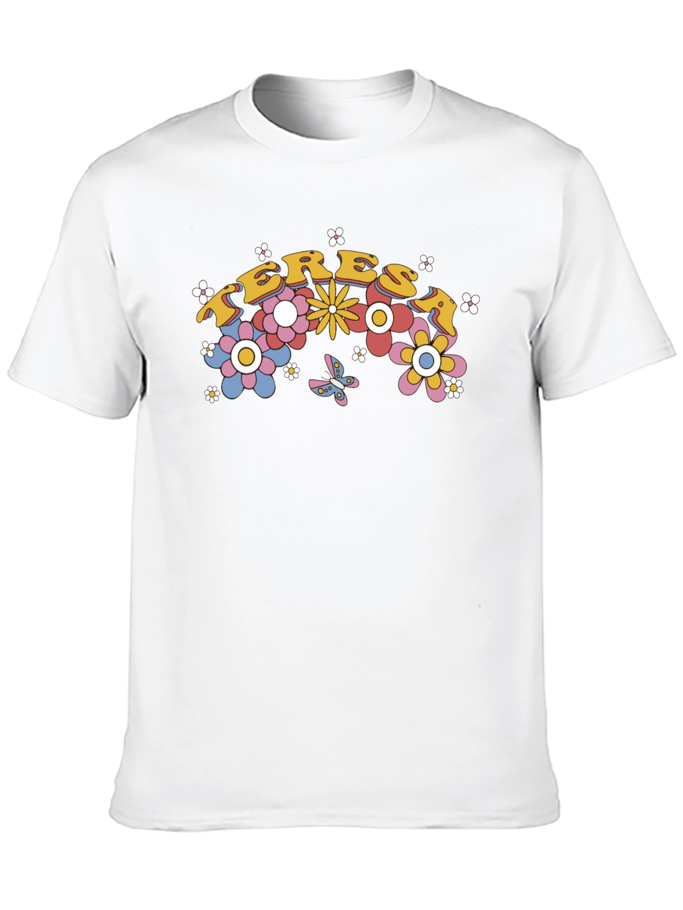 Retro Floral T-Shirt - Terese