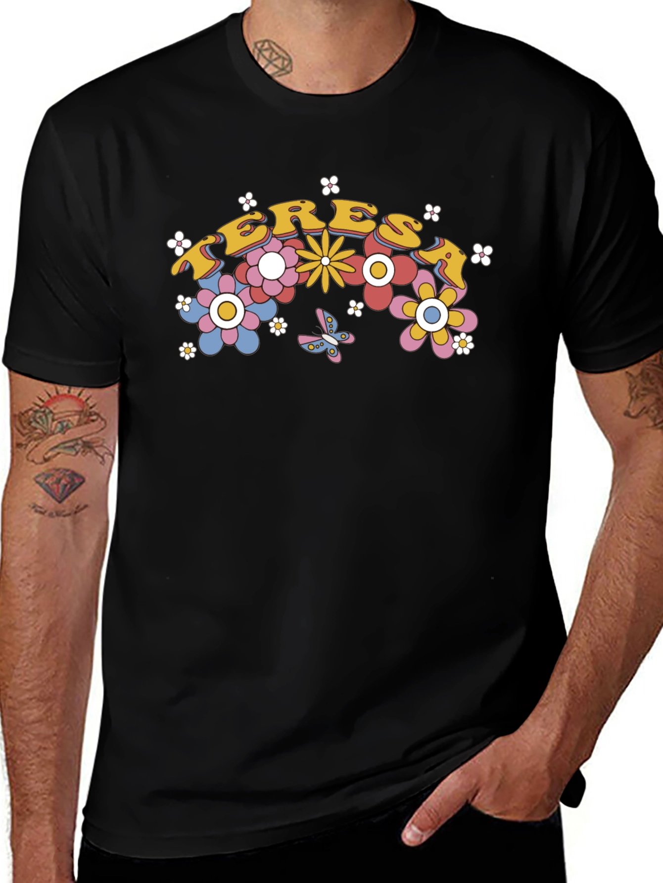 Retro Floral T-Shirt - Terese