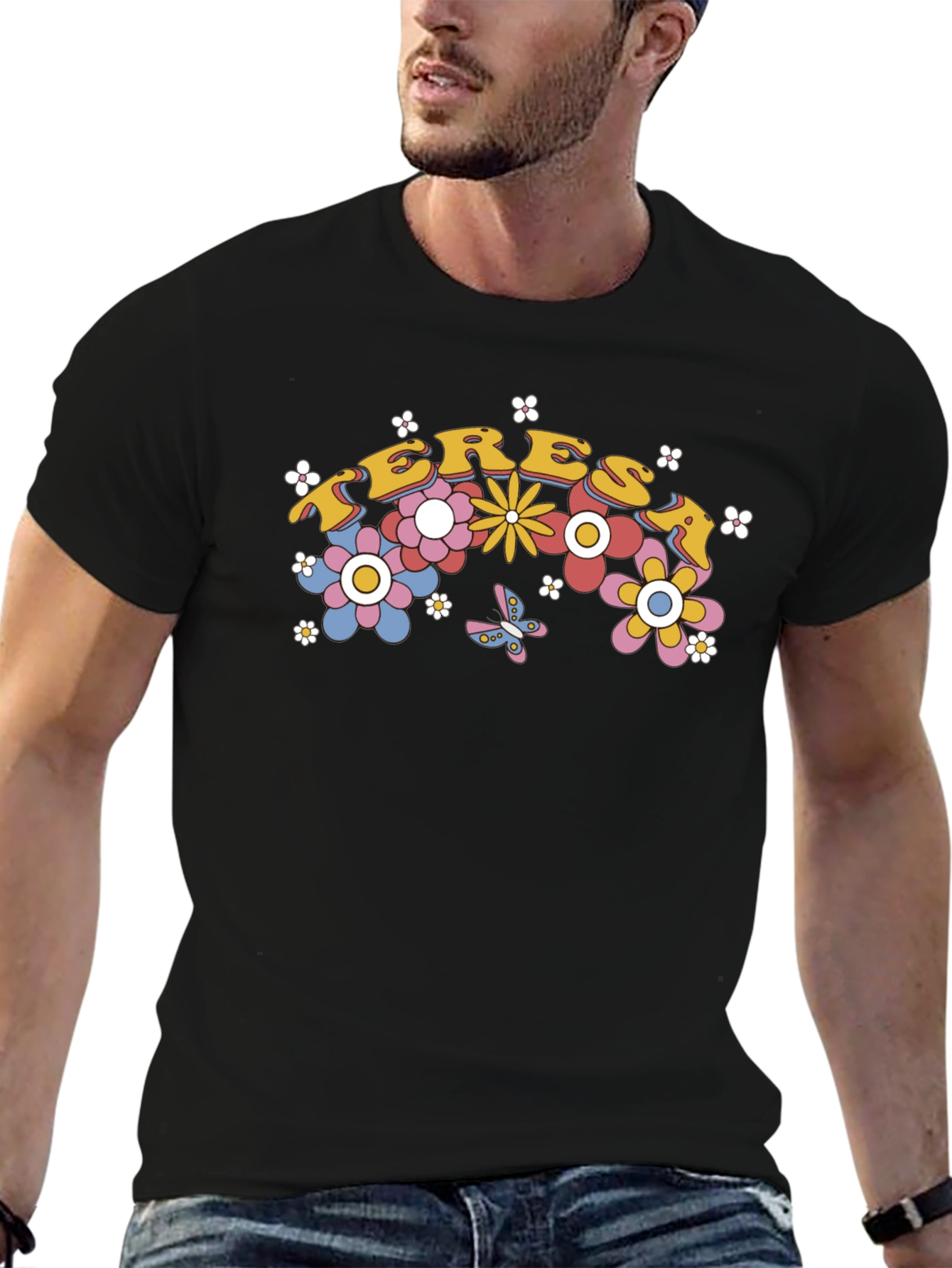 Retro Floral T-Shirt - Terese